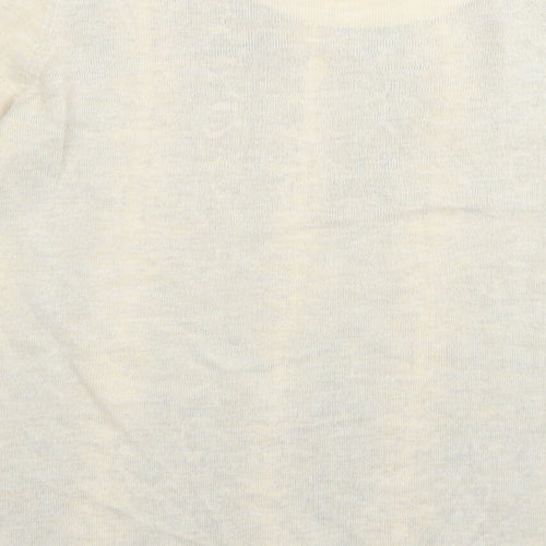 F&F Womens Beige Animal Print  Basic T-Shirt Size 12