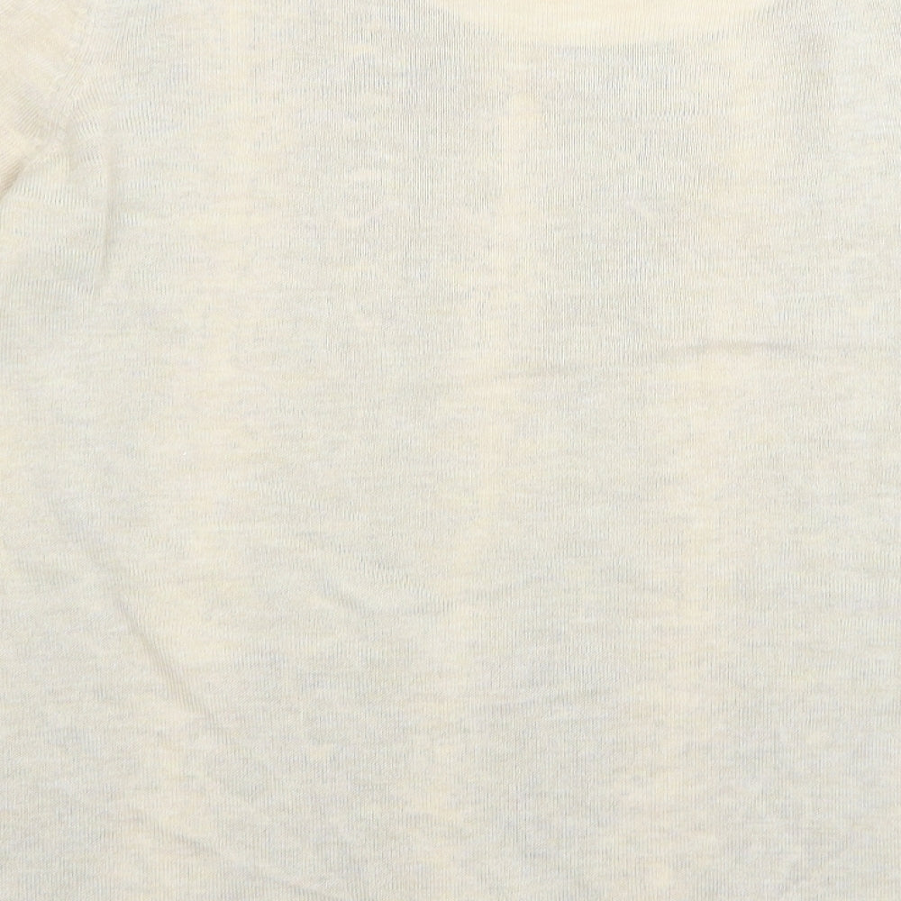 F&F Womens Beige Animal Print  Basic T-Shirt Size 12