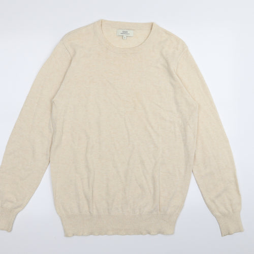 Easy Mens Beige   Pullover Jumper Size S