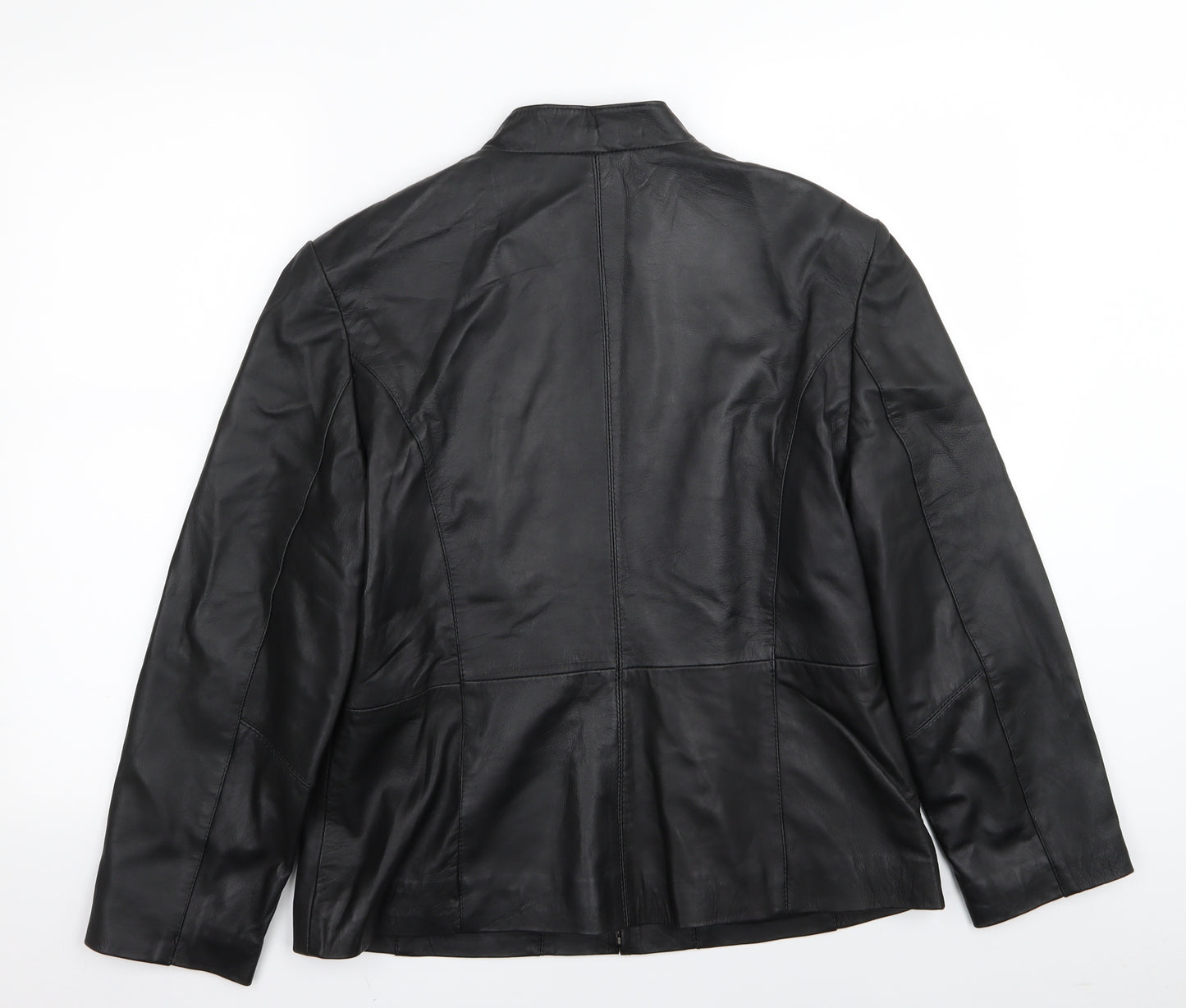 leather scene Womens Black   Jacket  Size 18
