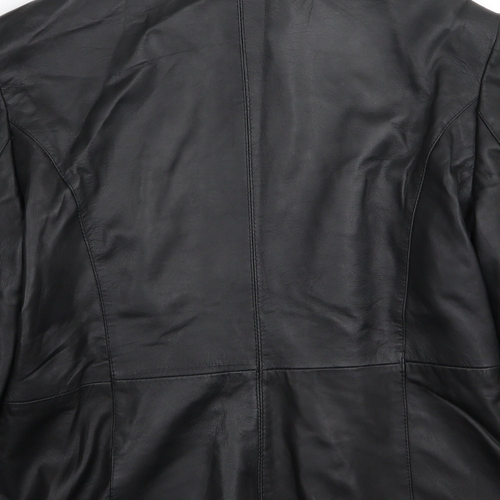 leather scene Womens Black   Jacket  Size 18