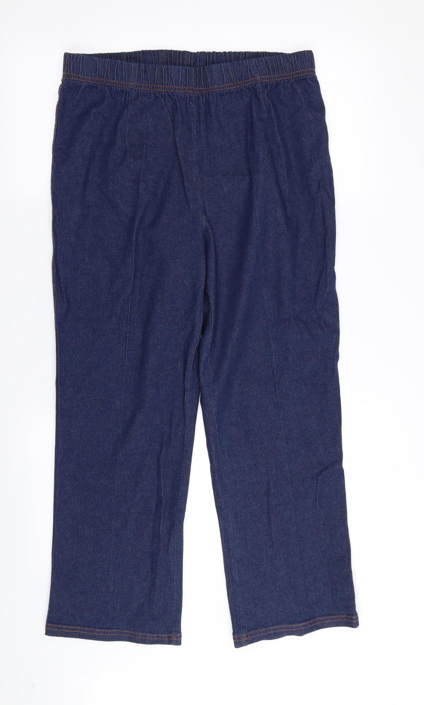 Damart Womens Blue   Jegging Leggings Size 16 L26 in - Stretch waistband