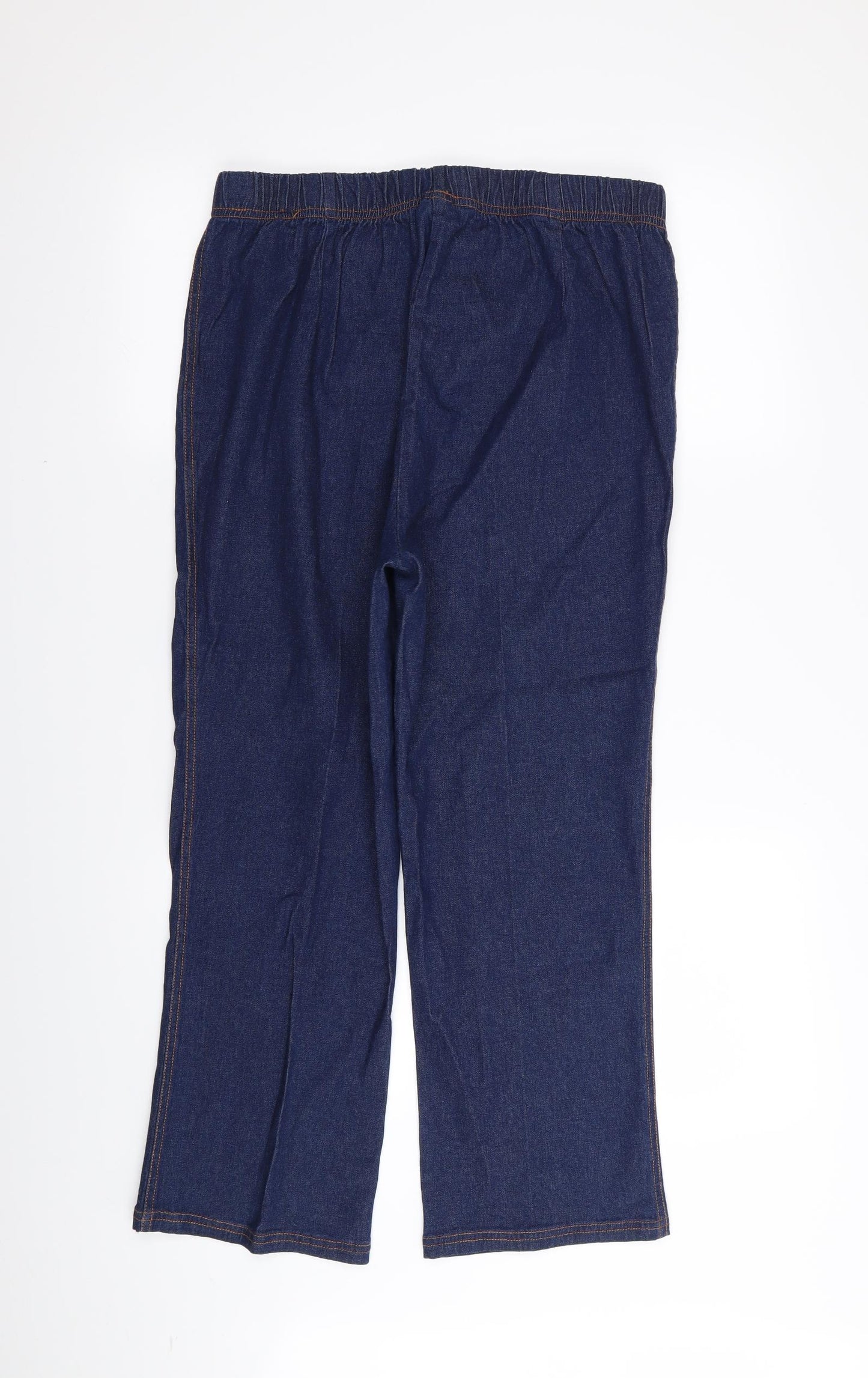 Damart Womens Blue   Jegging Leggings Size 16 L26 in - Stretch waistband