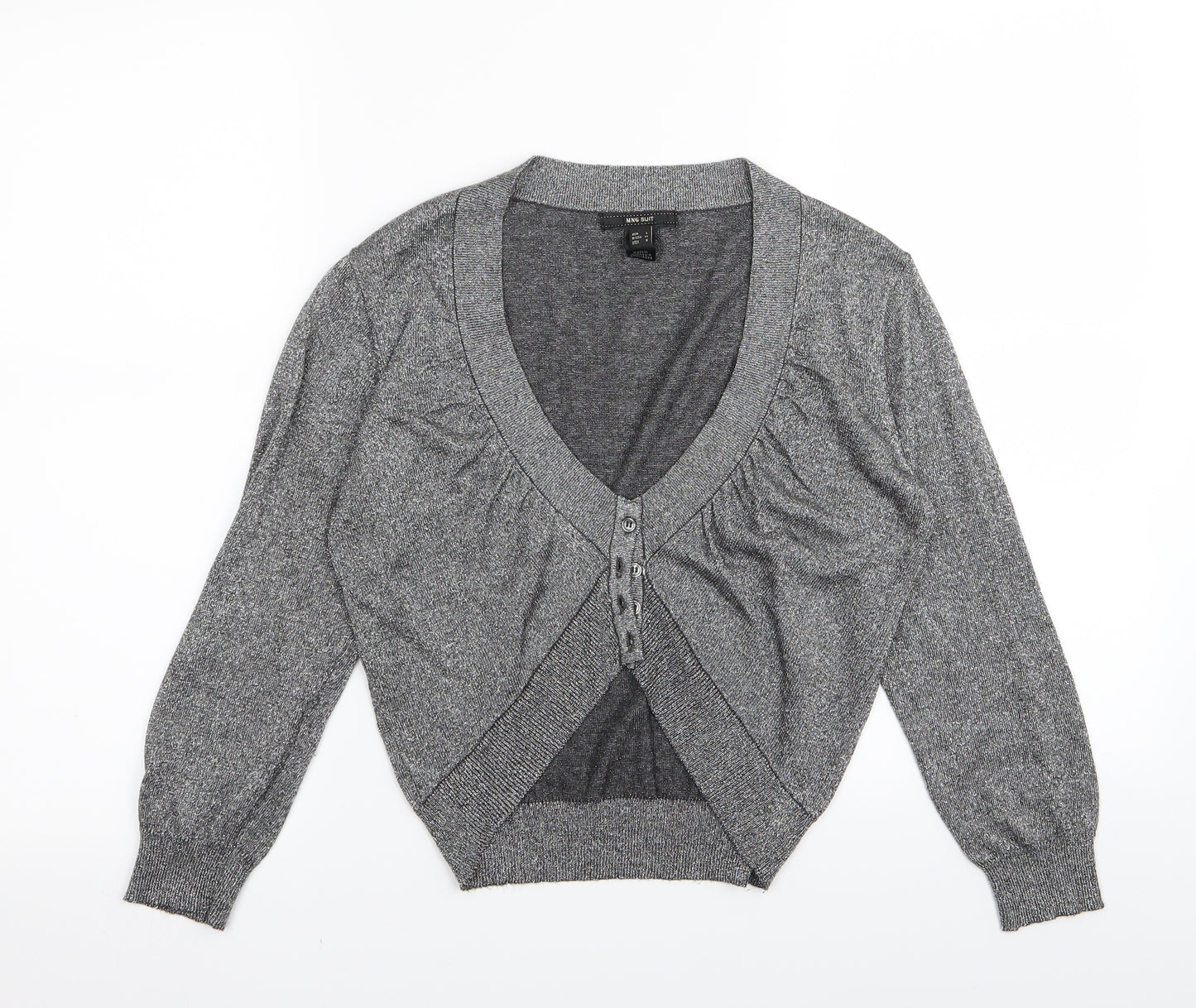MNG suit Womens Grey   Cardigan Jumper Size L