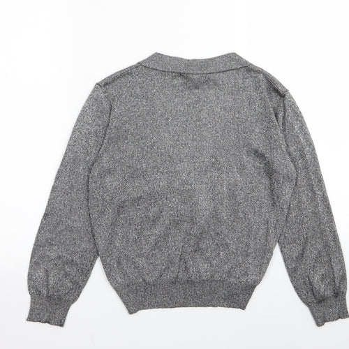 MNG suit Womens Grey   Cardigan Jumper Size L