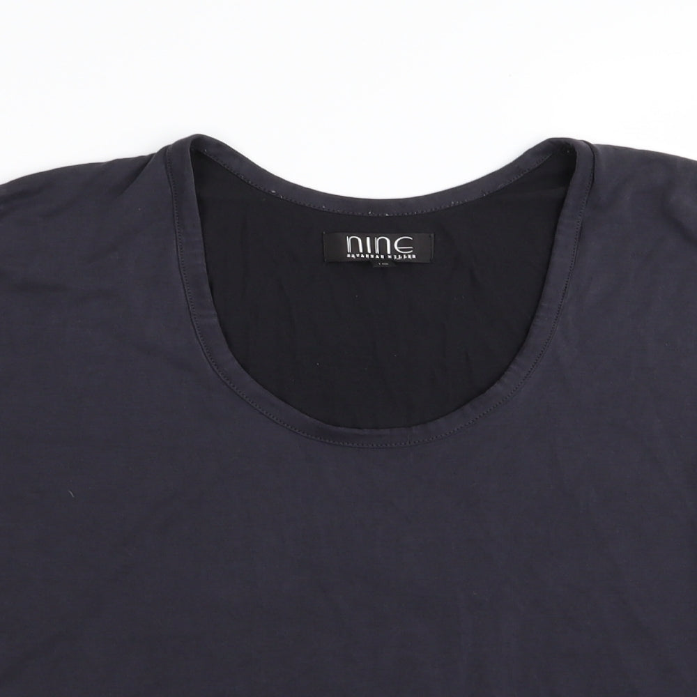 nine Womens Grey   Basic T-Shirt Size 10