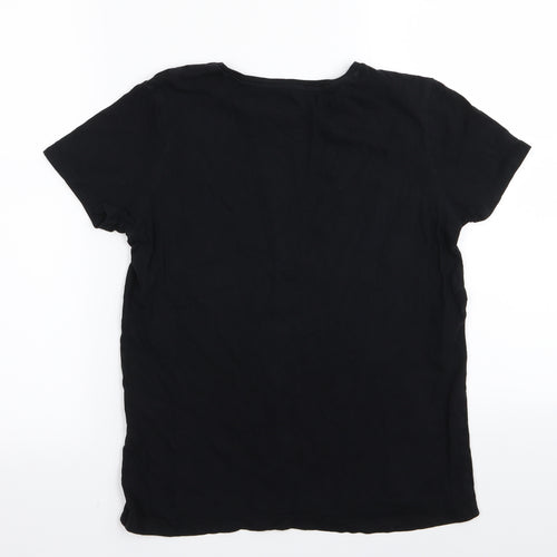 Primark Womens Black   Basic T-Shirt Size 6