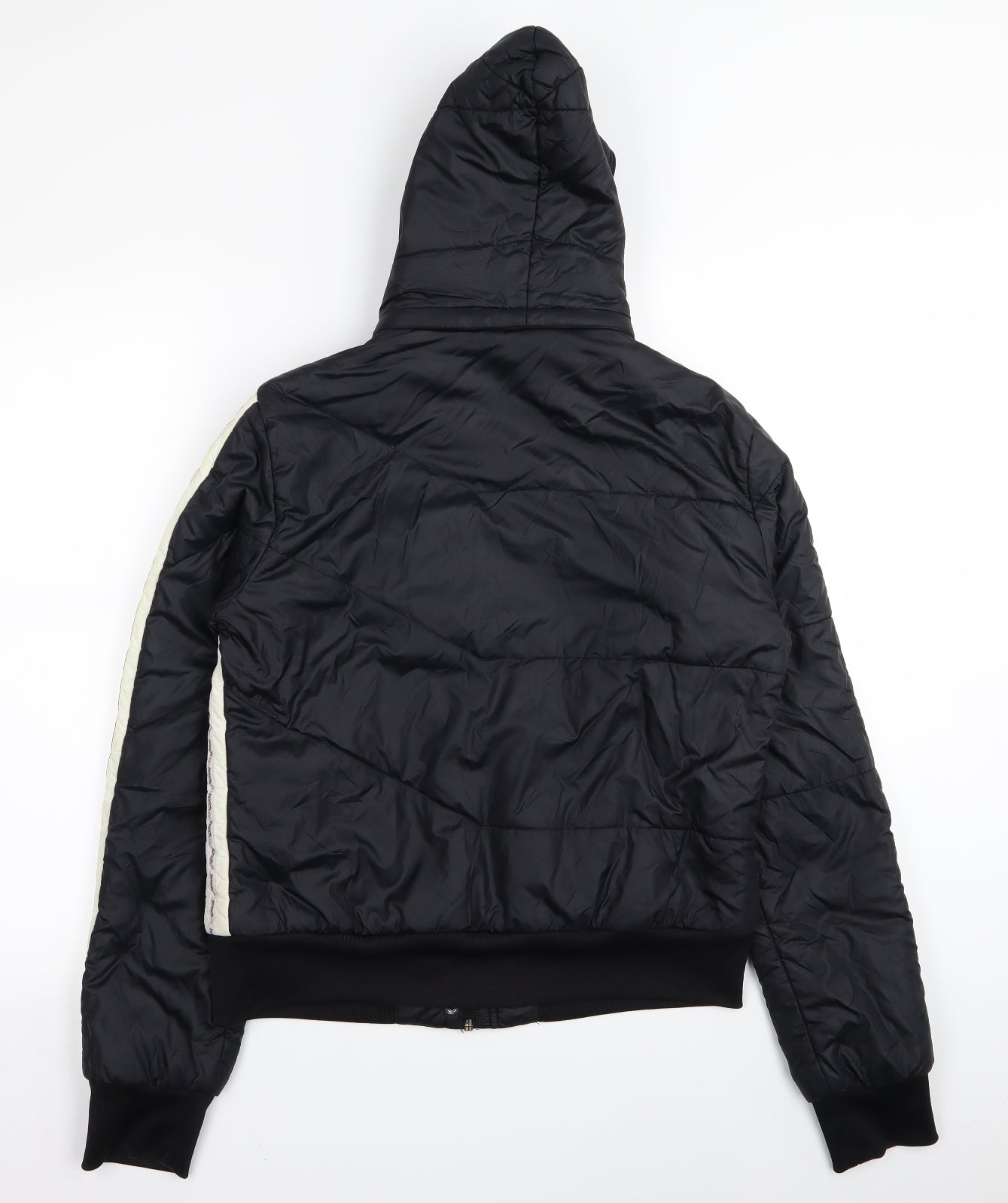 HOOCH Womens Black   Puffer Jacket Coat Size 14