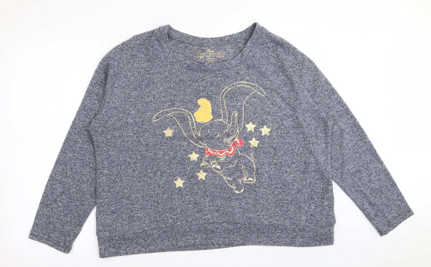 Disney Womens Blue Solid  Top Pyjama Top Size 18  - Size 18-20