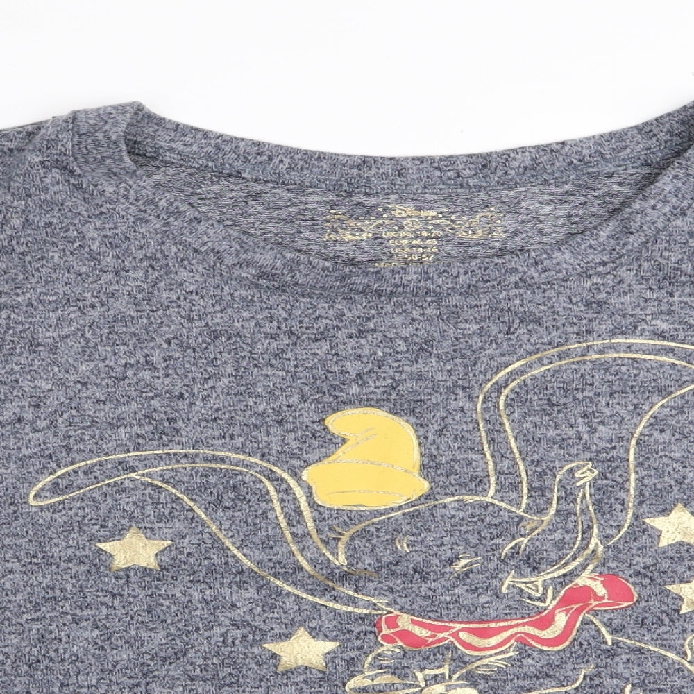 Disney Womens Blue Solid  Top Pyjama Top Size 18  - Size 18-20