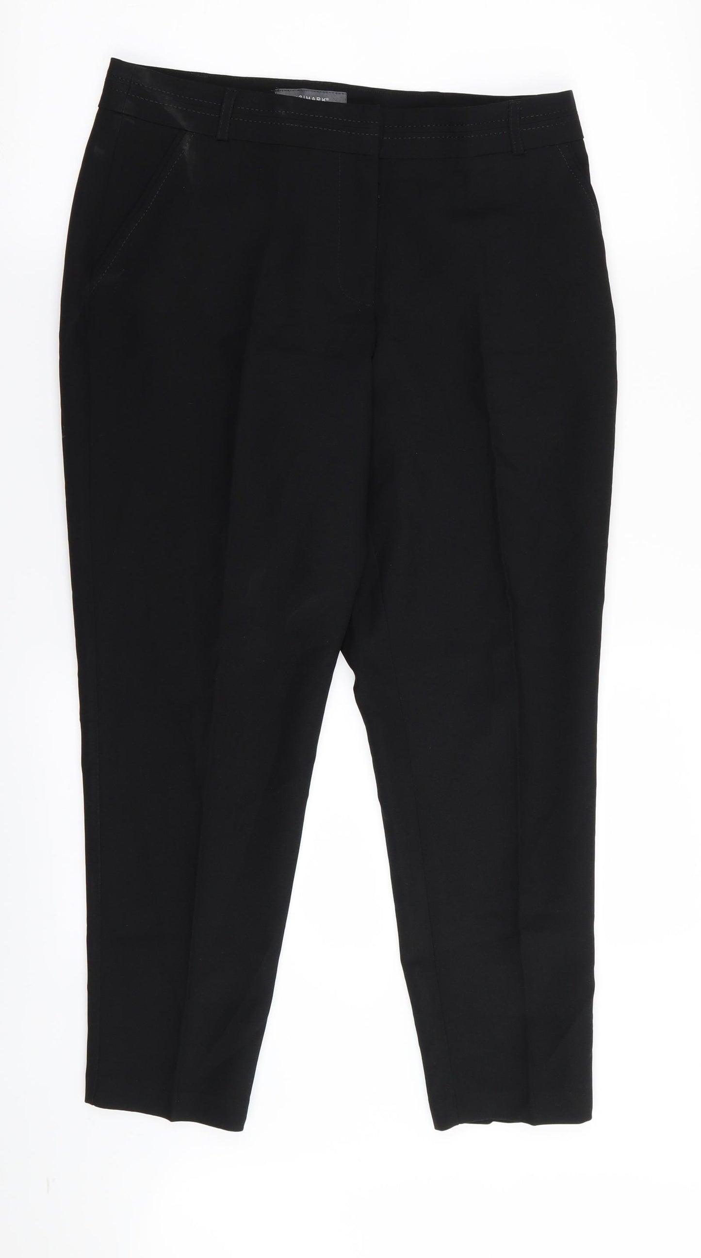 Primark Womens Black   Trousers  Size 10 L24 in