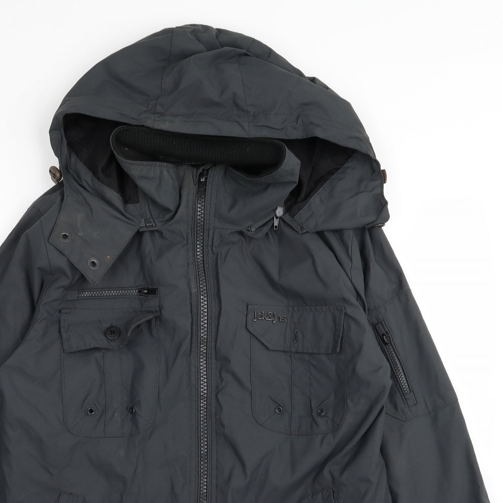 jack and jones Mens Grey   Jacket Coat Size M