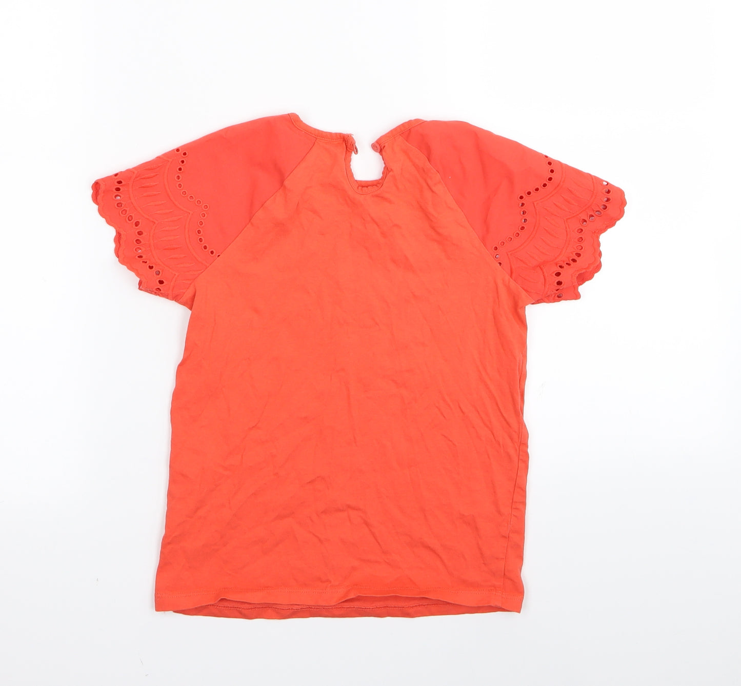 TU Girls Orange   Basic T-Shirt Size 8 Years