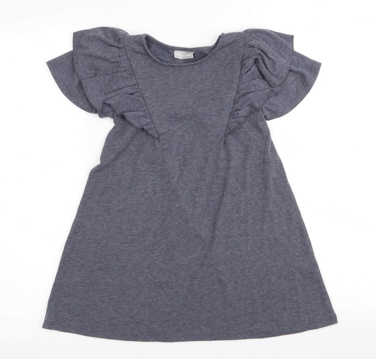 NEXT Girls Grey   Fit & Flare  Size 6 Years