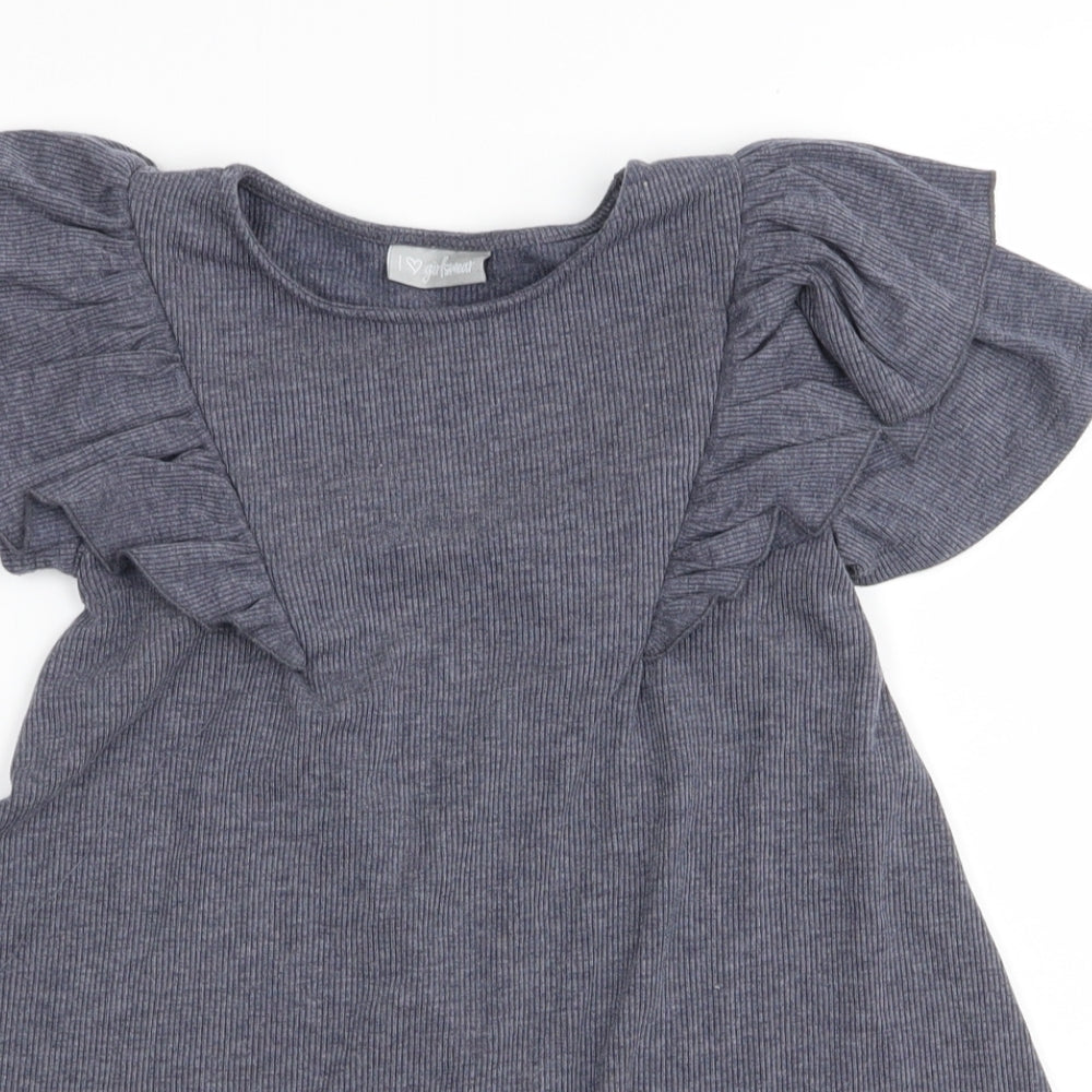 NEXT Girls Grey   Fit & Flare  Size 6 Years