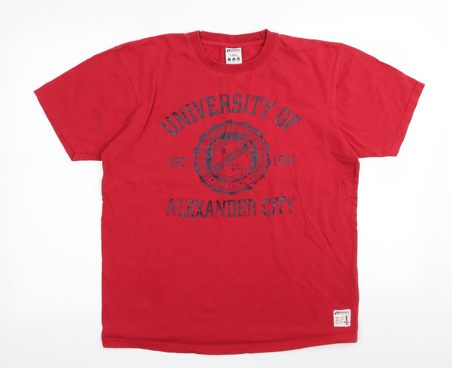 Russel Athletic Mens Red    T-Shirt Size M