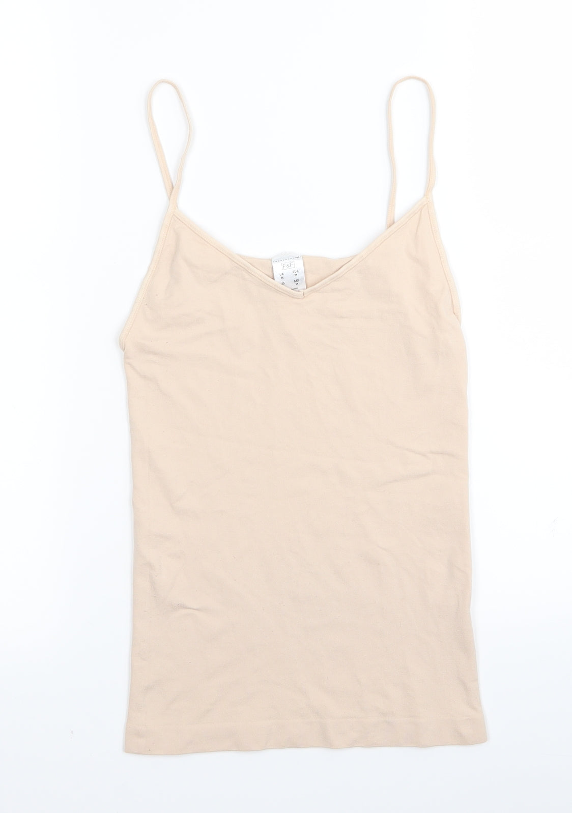 F&F Womens Beige   Camisole Tank Size M