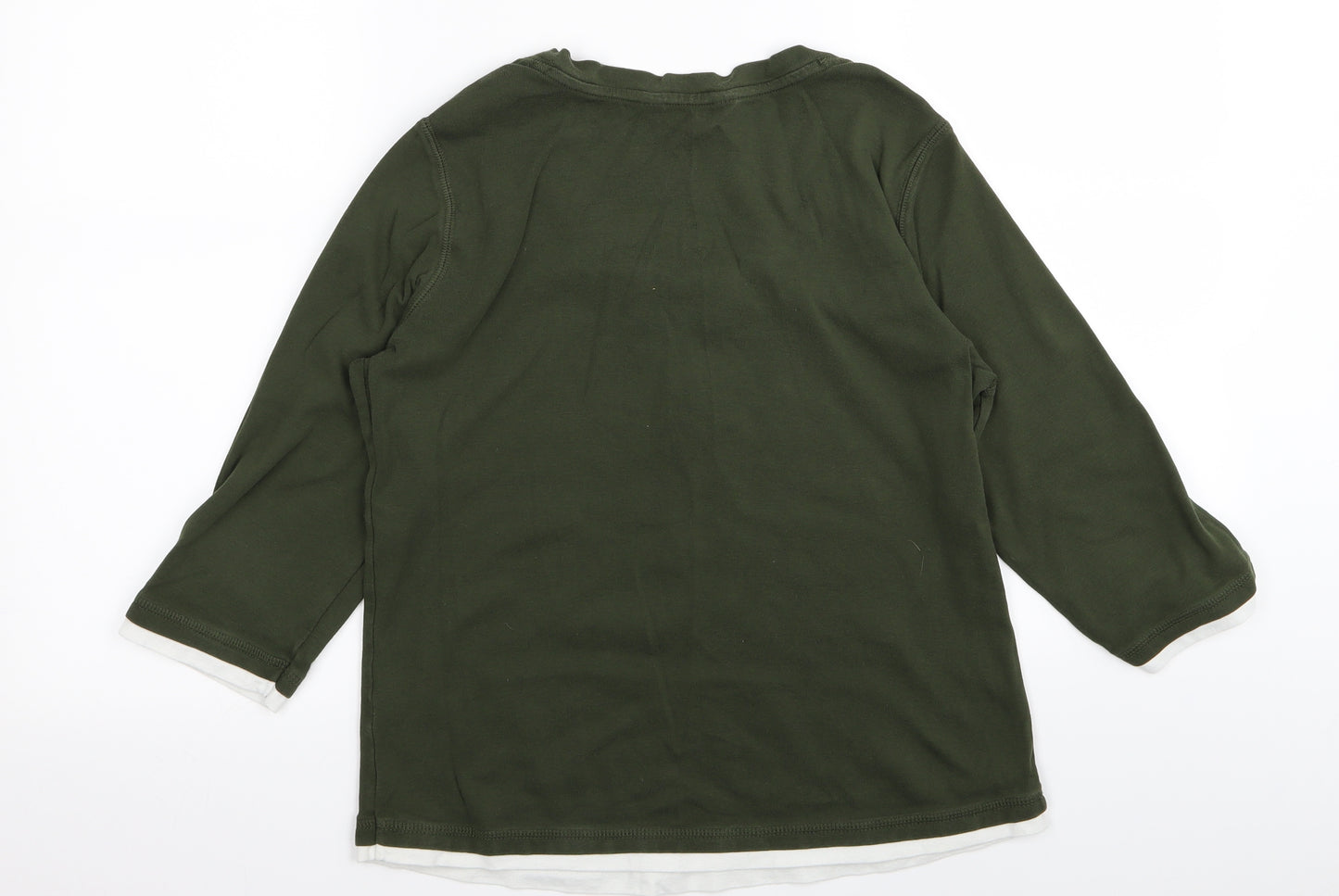 BHS Womens Green   Basic T-Shirt Size 16