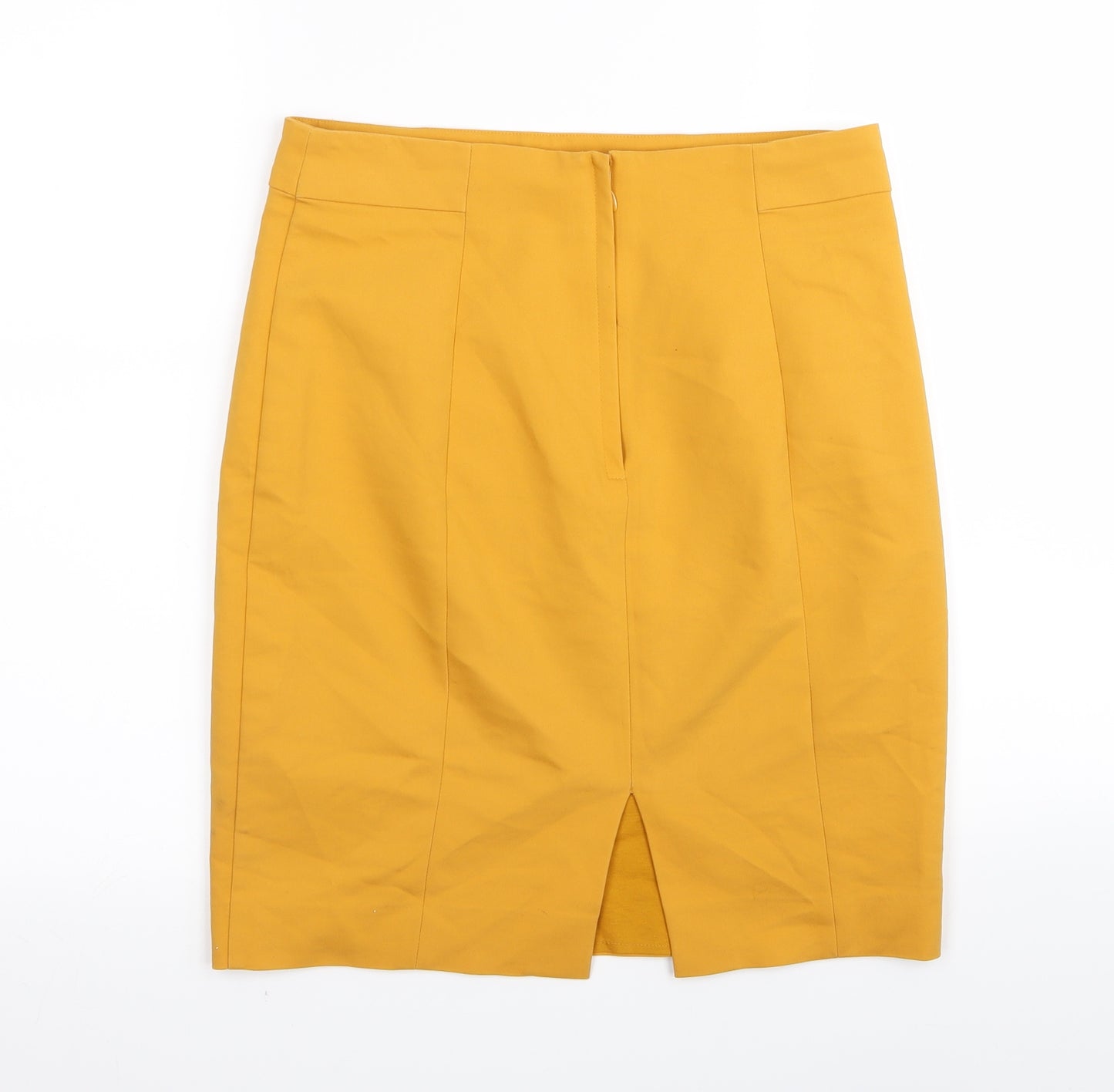 H&M Womens Yellow   A-Line Skirt Size 10
