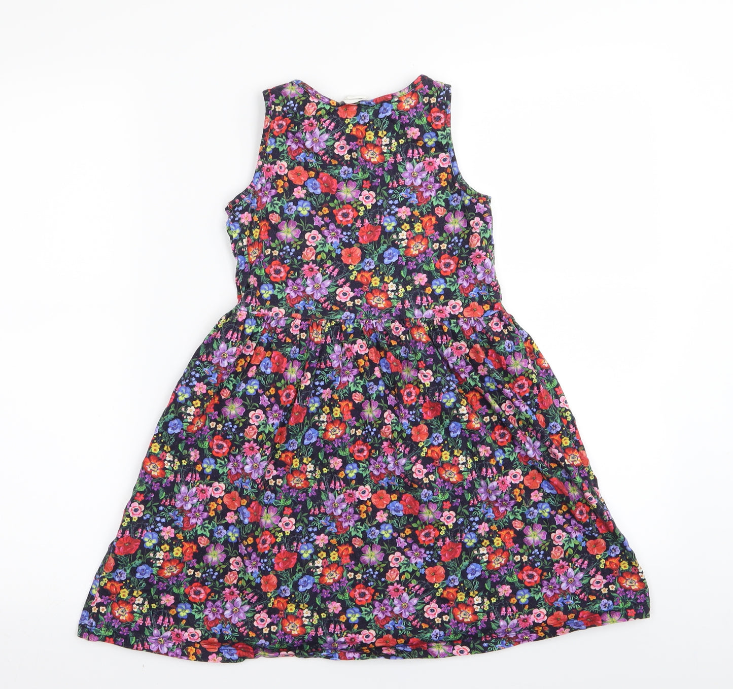 H&M Girls Multicoloured Floral  Fit & Flare  Size 9-10 Years