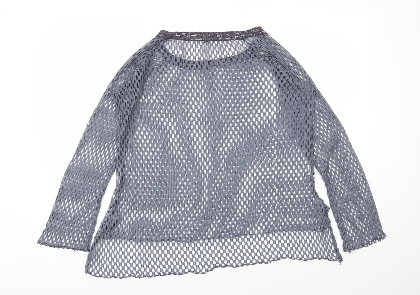 amaya Womens Blue   Basic T-Shirt Size M