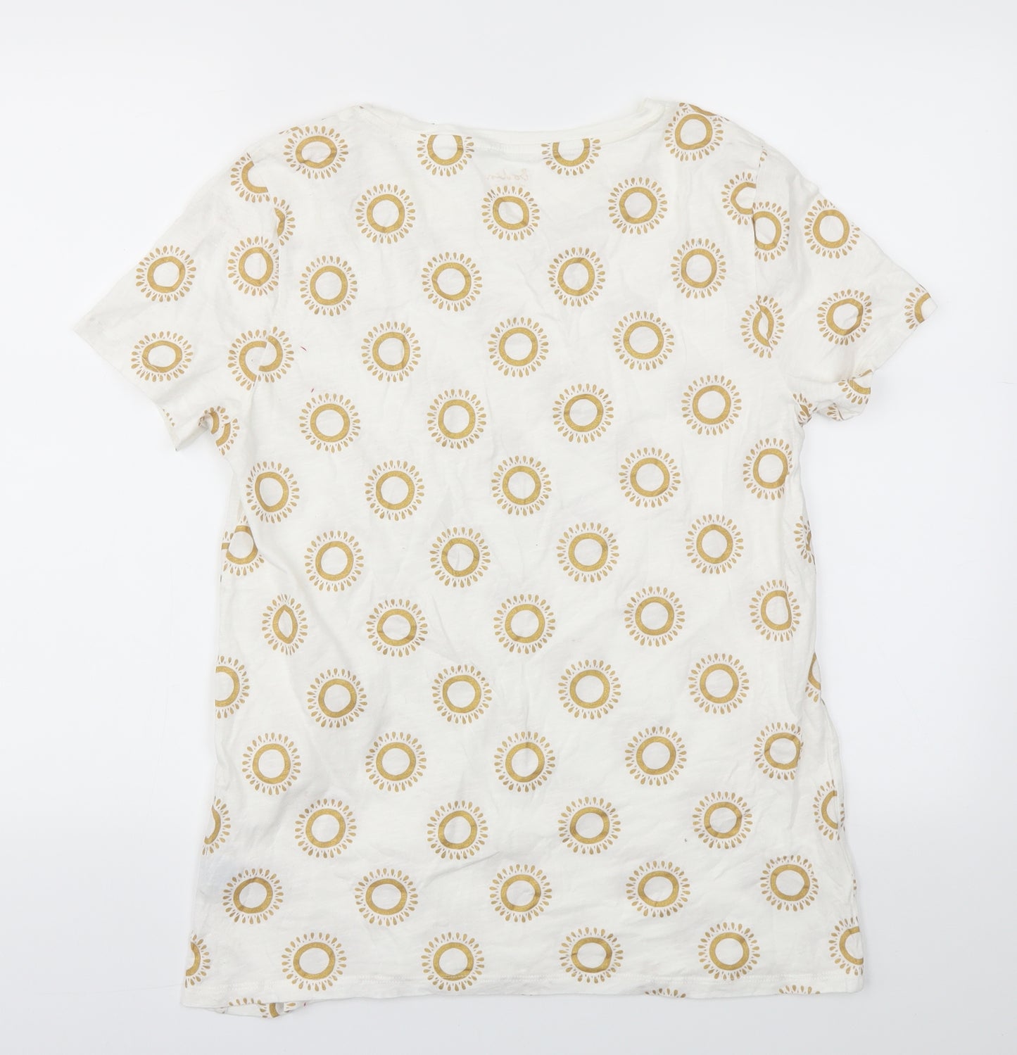 BODEN  Womens White   Basic T-Shirt Size M