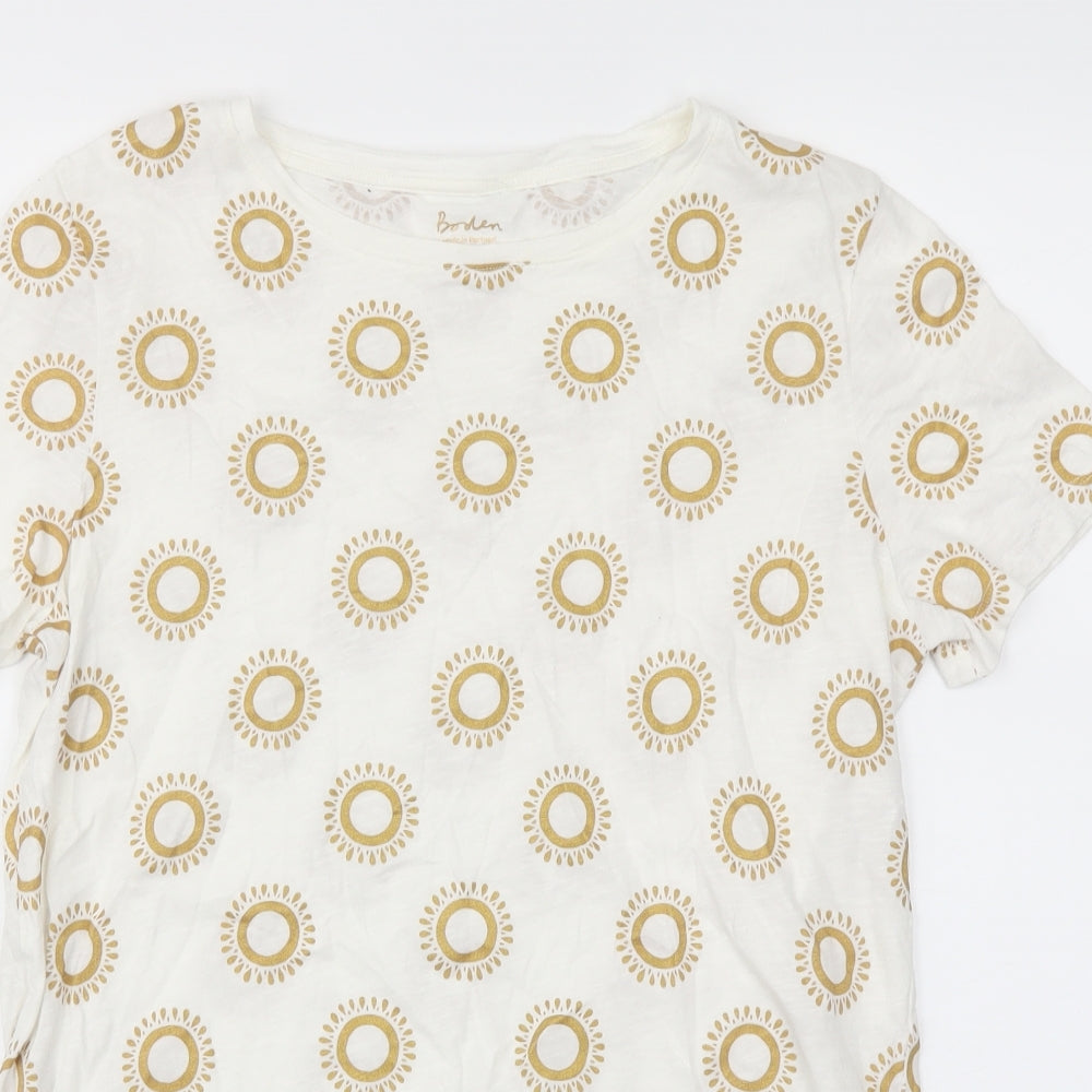 BODEN  Womens White   Basic T-Shirt Size M
