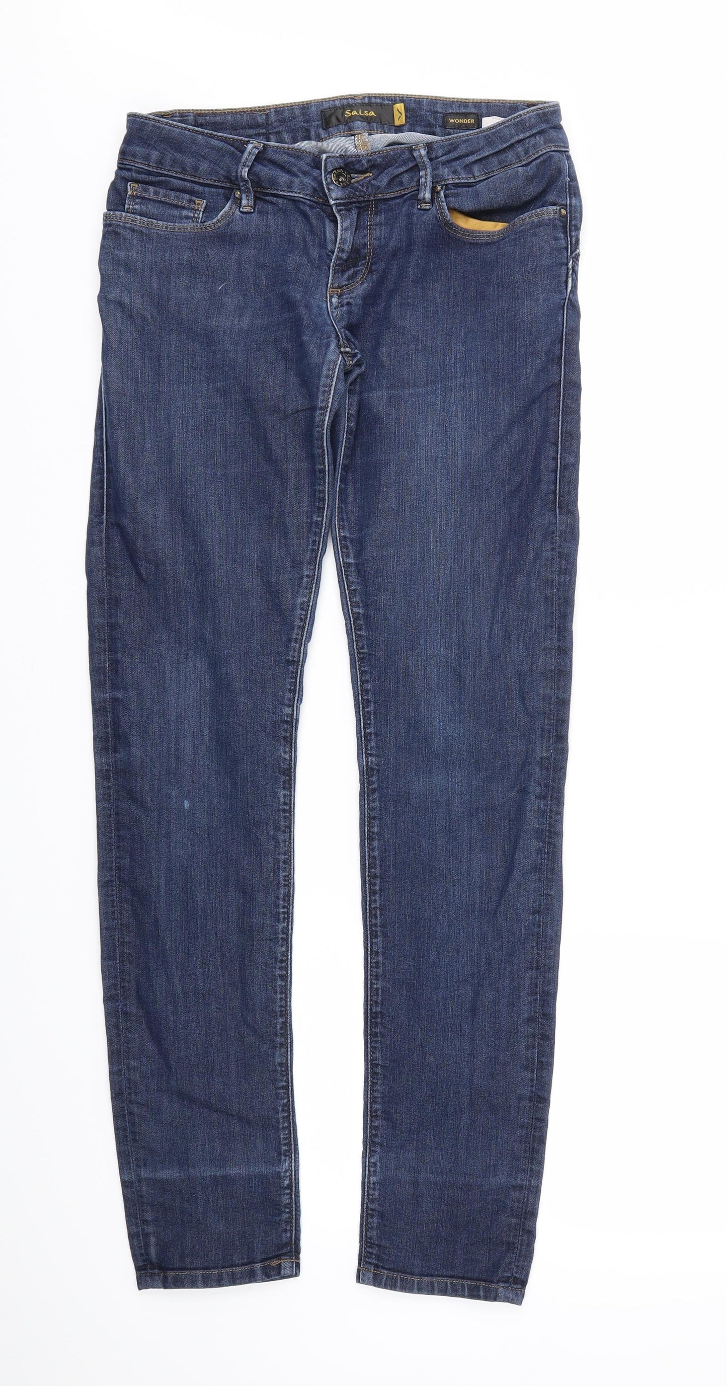 SALSA Womens Blue   Straight Jeans Size 30 L32 in