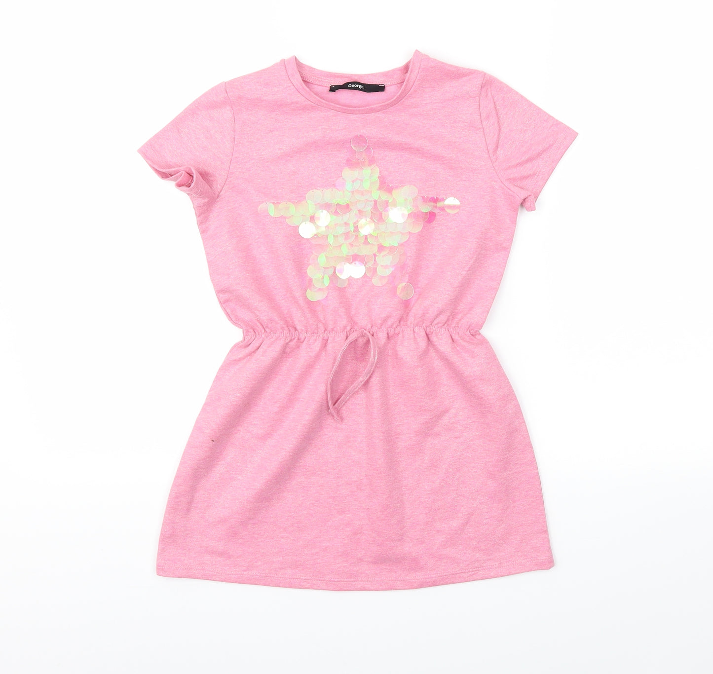 George Girls Pink   Fit & Flare  Size 5-6 Years