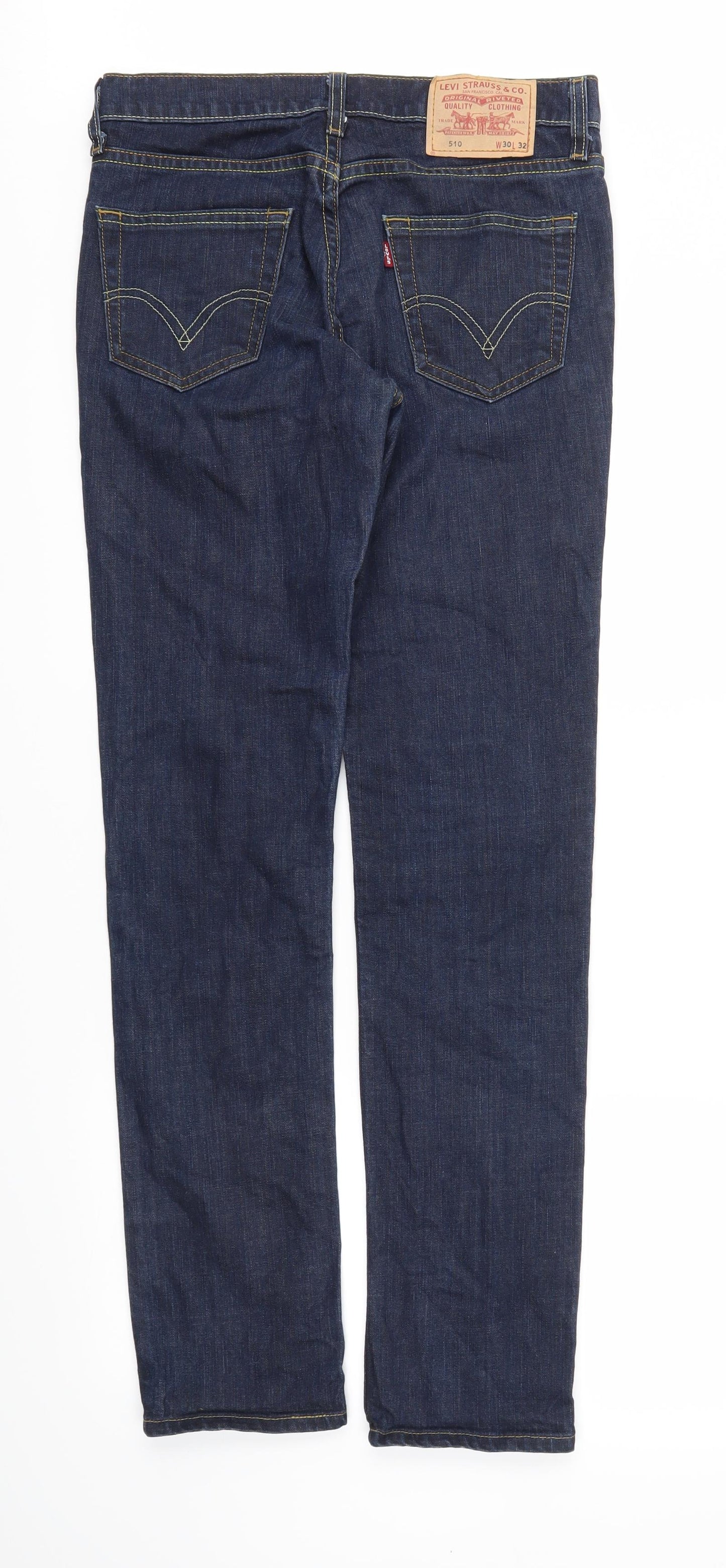 LEVI  Mens Blue   Straight Jeans Size 30 in L32 in