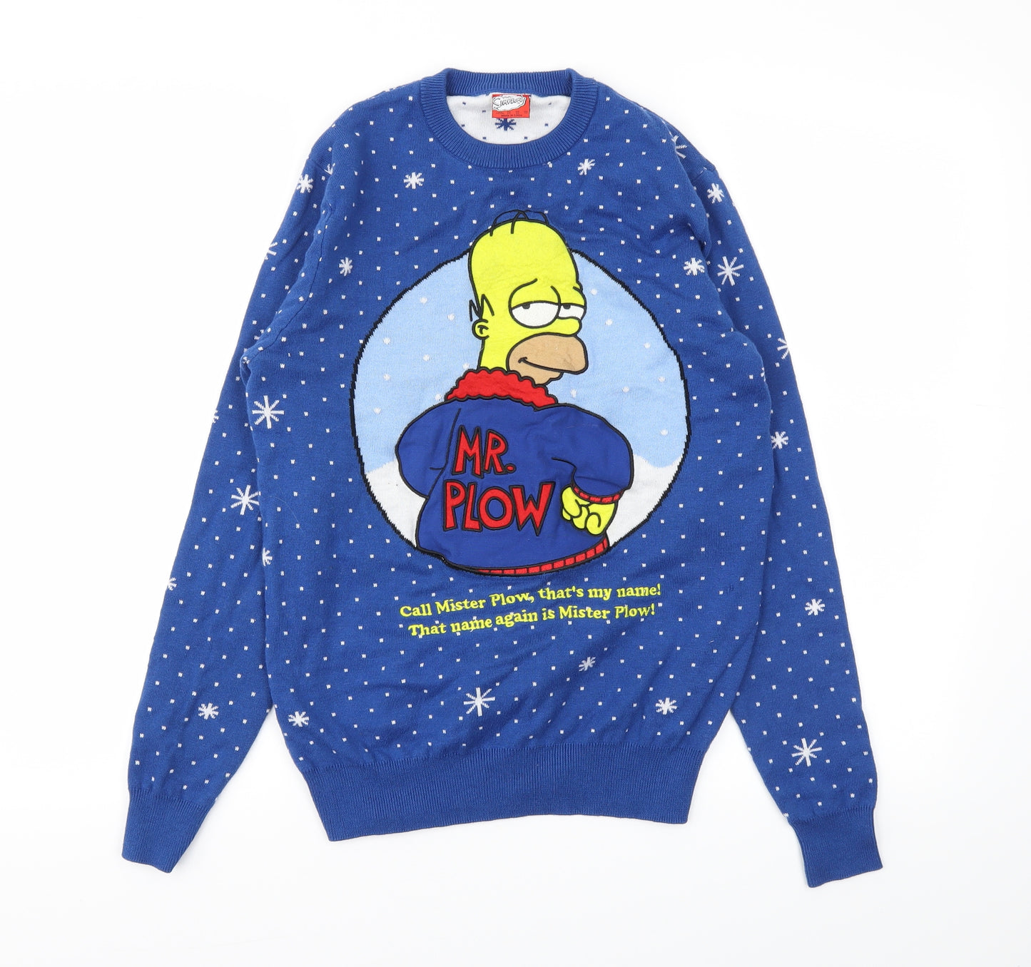 Primark Womens Blue   Pullover Jumper Size XS
