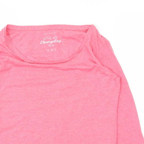 Primark Womens Pink   Basic T-Shirt Size 12