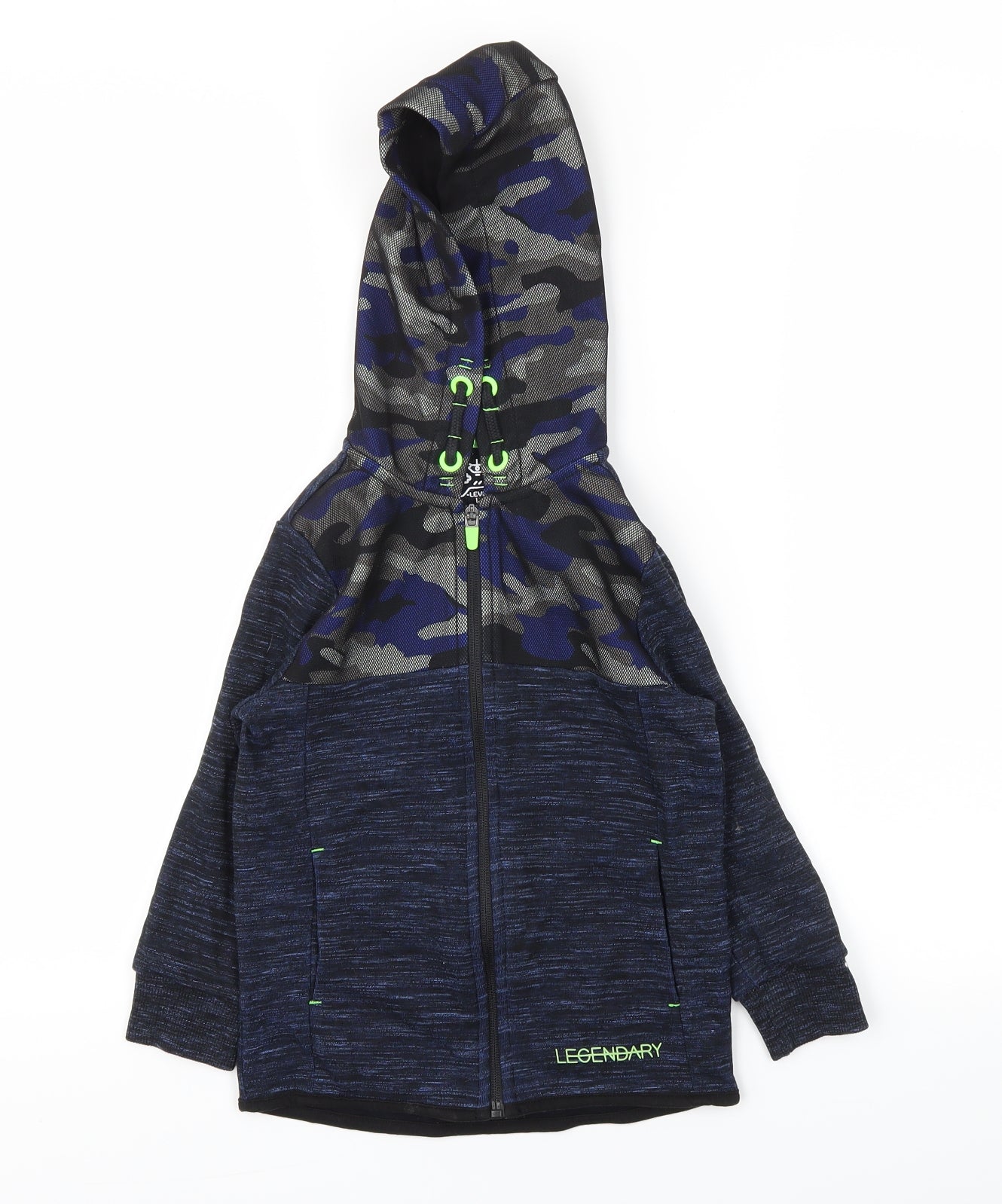 F&F Boys Blue   Full Zip Jumper Size 4-5 Years