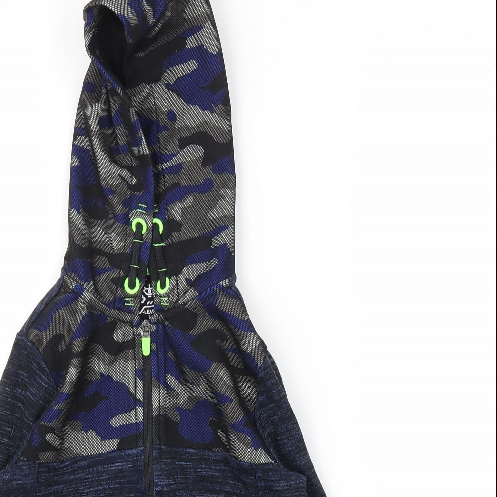 F&F Boys Blue   Full Zip Jumper Size 4-5 Years