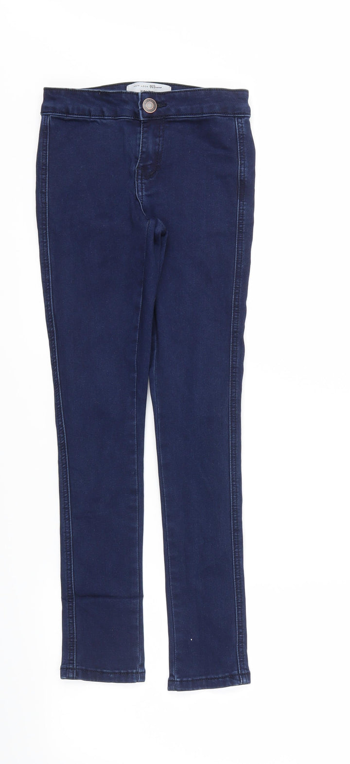 NEW LOOK Girls Blue Straight Jeans Size 9 Years
