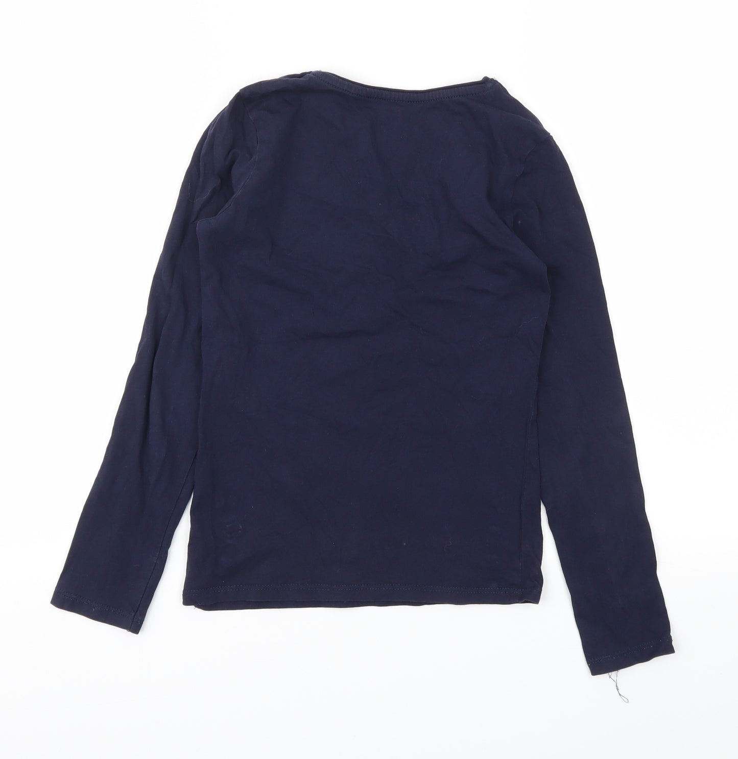 PRIMARK  Girls Blue   Basic T-Shirt Size 8-9 Years