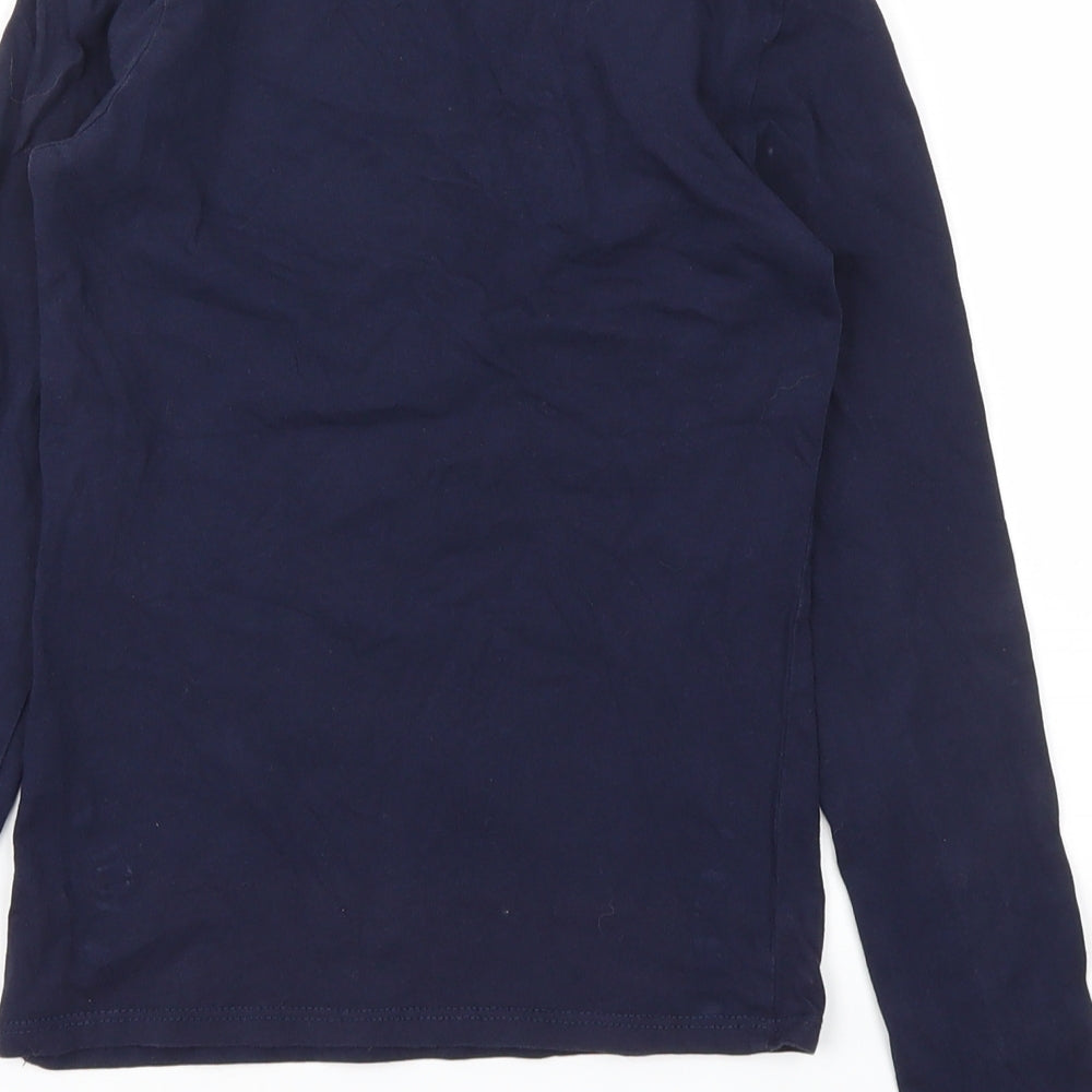 PRIMARK  Girls Blue   Basic T-Shirt Size 8-9 Years