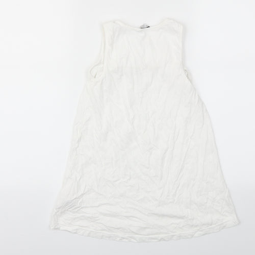 Primark Girls White   Fit & Flare  Size 7-8 Years