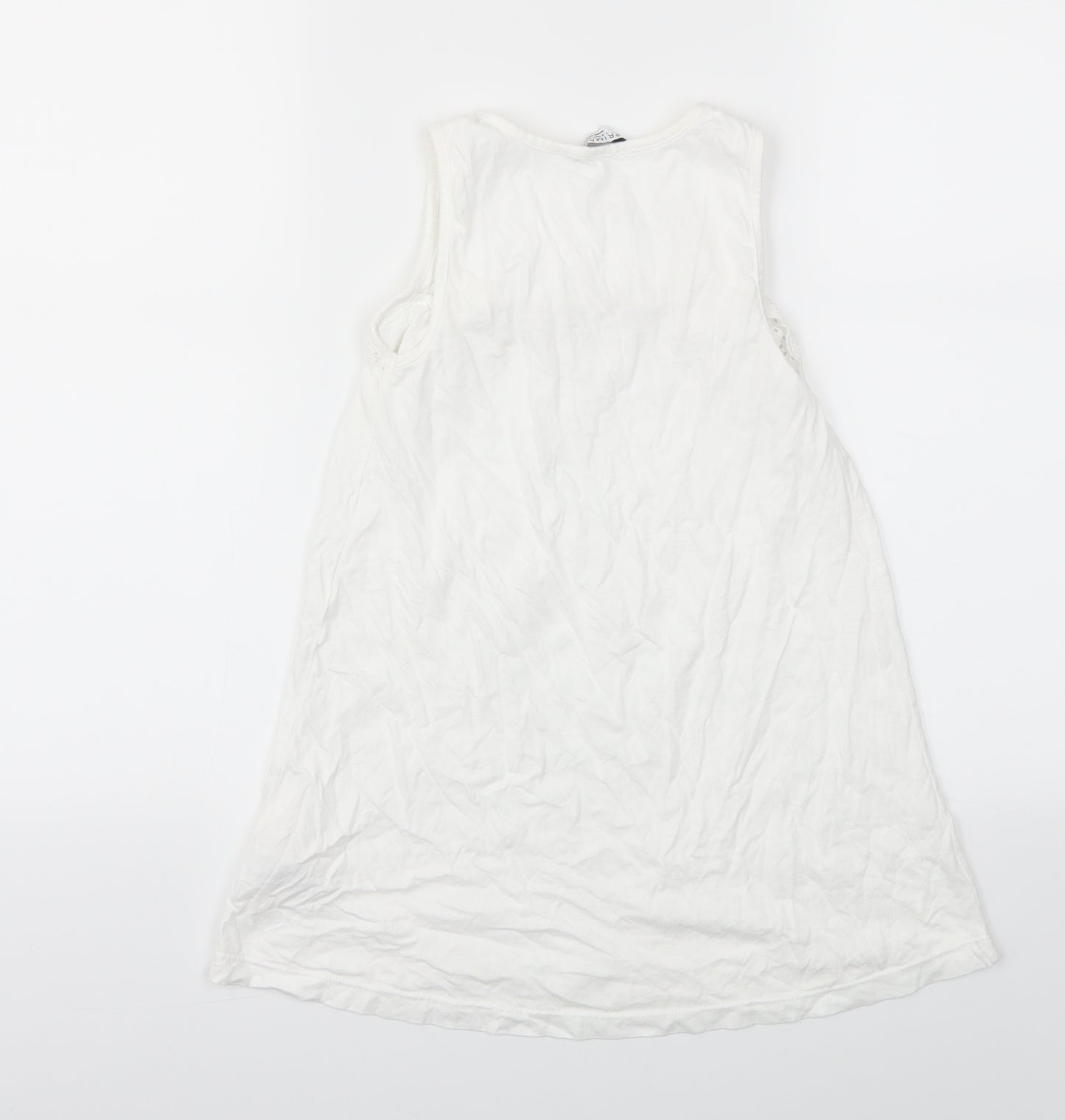 Primark Girls White   Fit & Flare  Size 7-8 Years