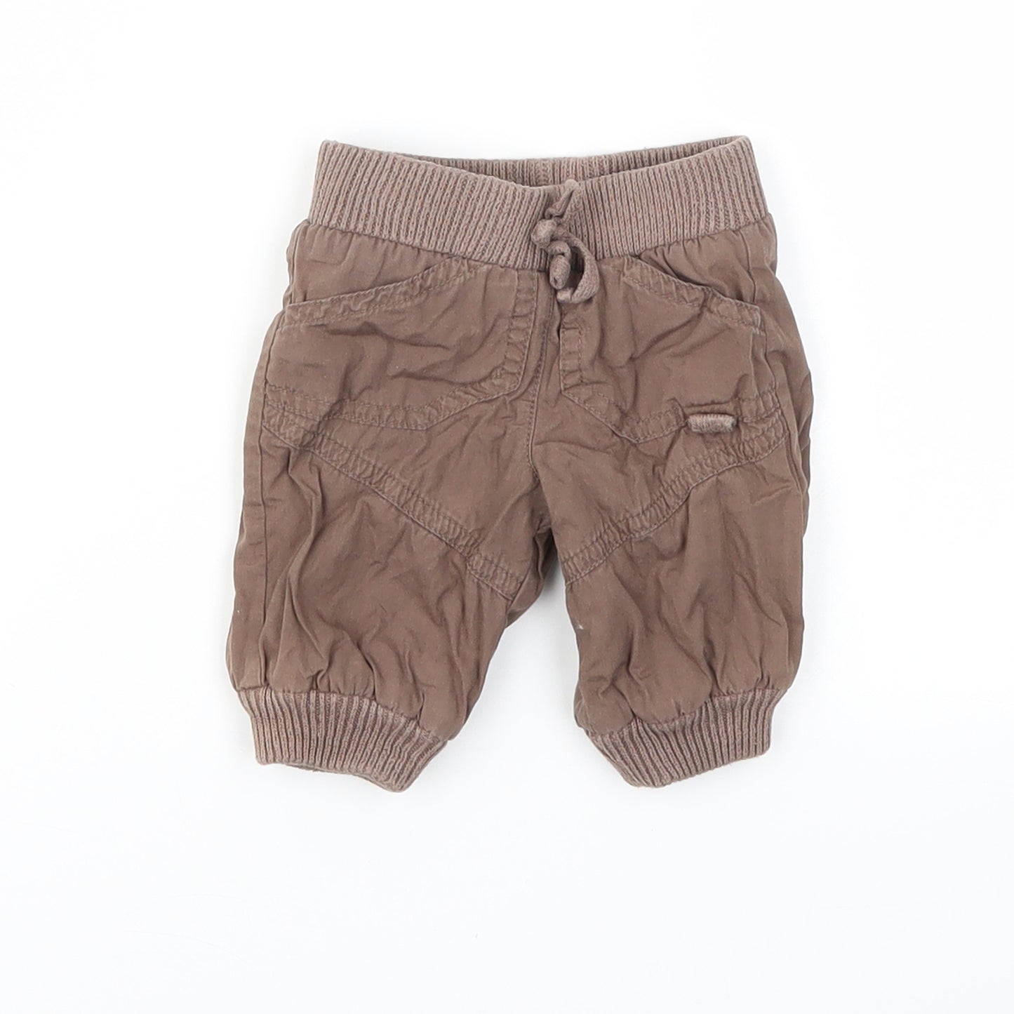 M&S Boys Brown   Capri Trousers Size Newborn
