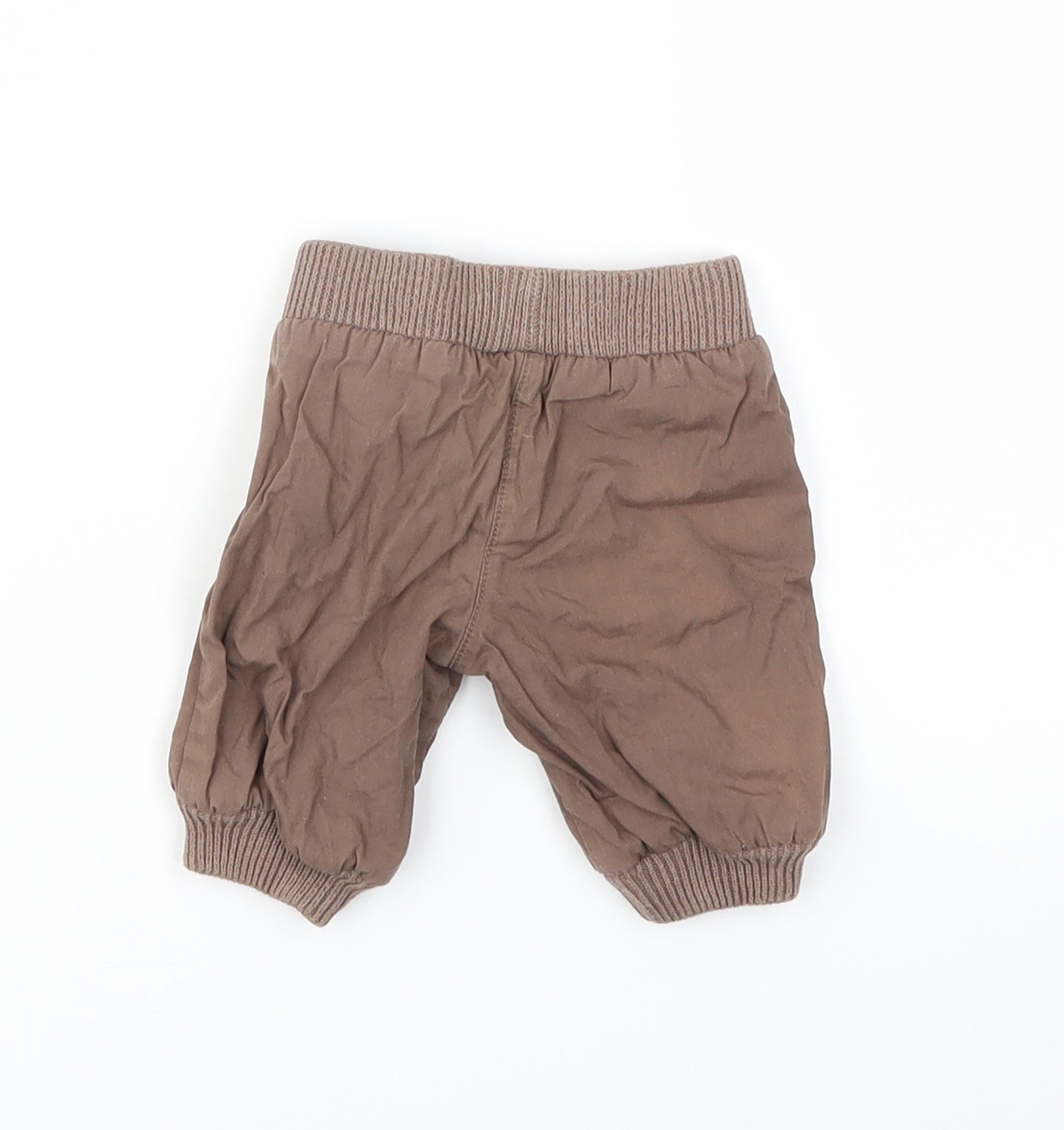 M&S Boys Brown   Capri Trousers Size Newborn
