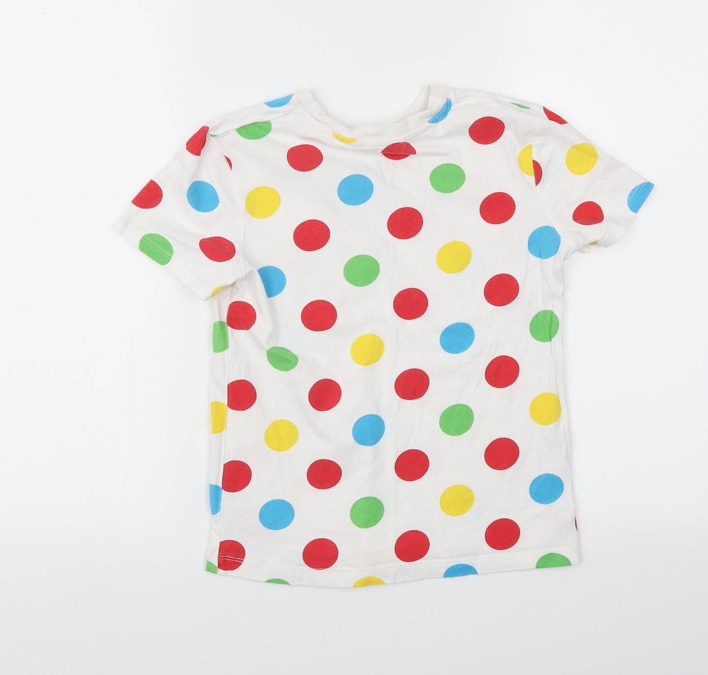 George Boys Multicoloured Spotted  Basic T-Shirt Size 8-9 Years