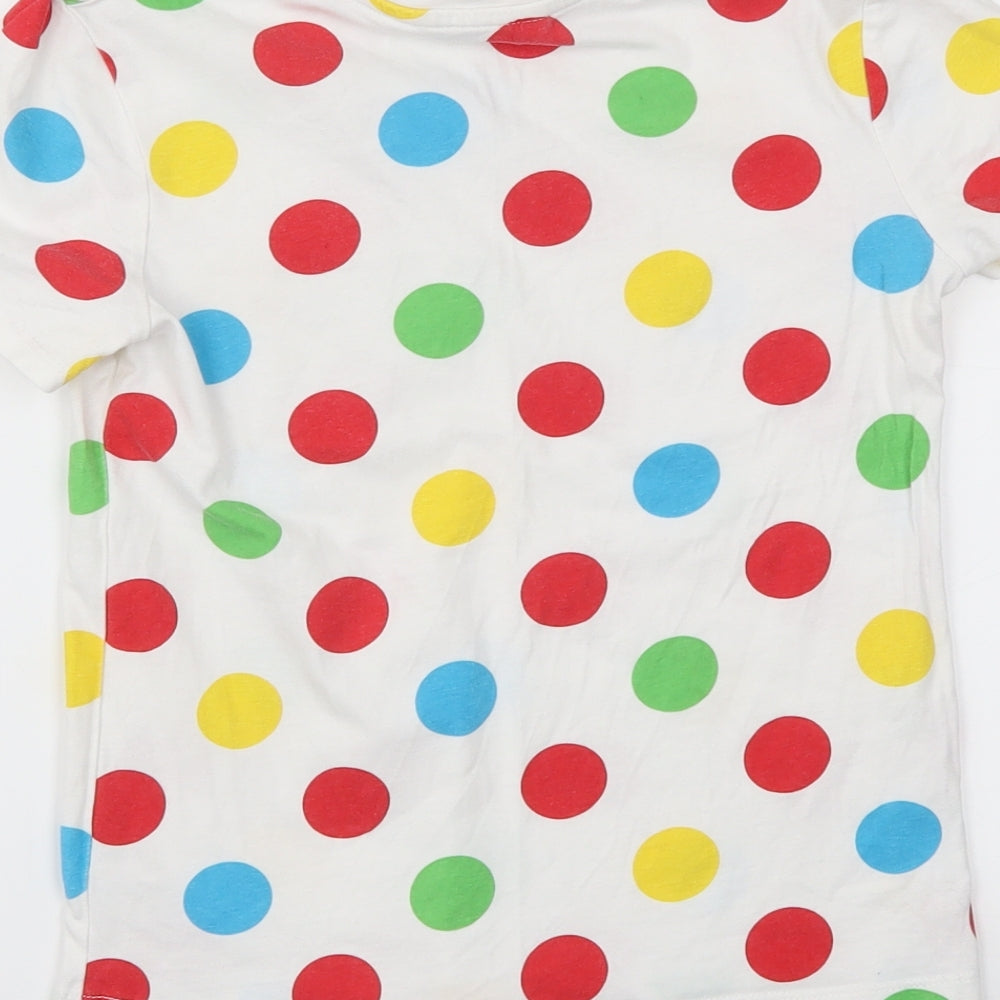 George Boys Multicoloured Spotted  Basic T-Shirt Size 8-9 Years