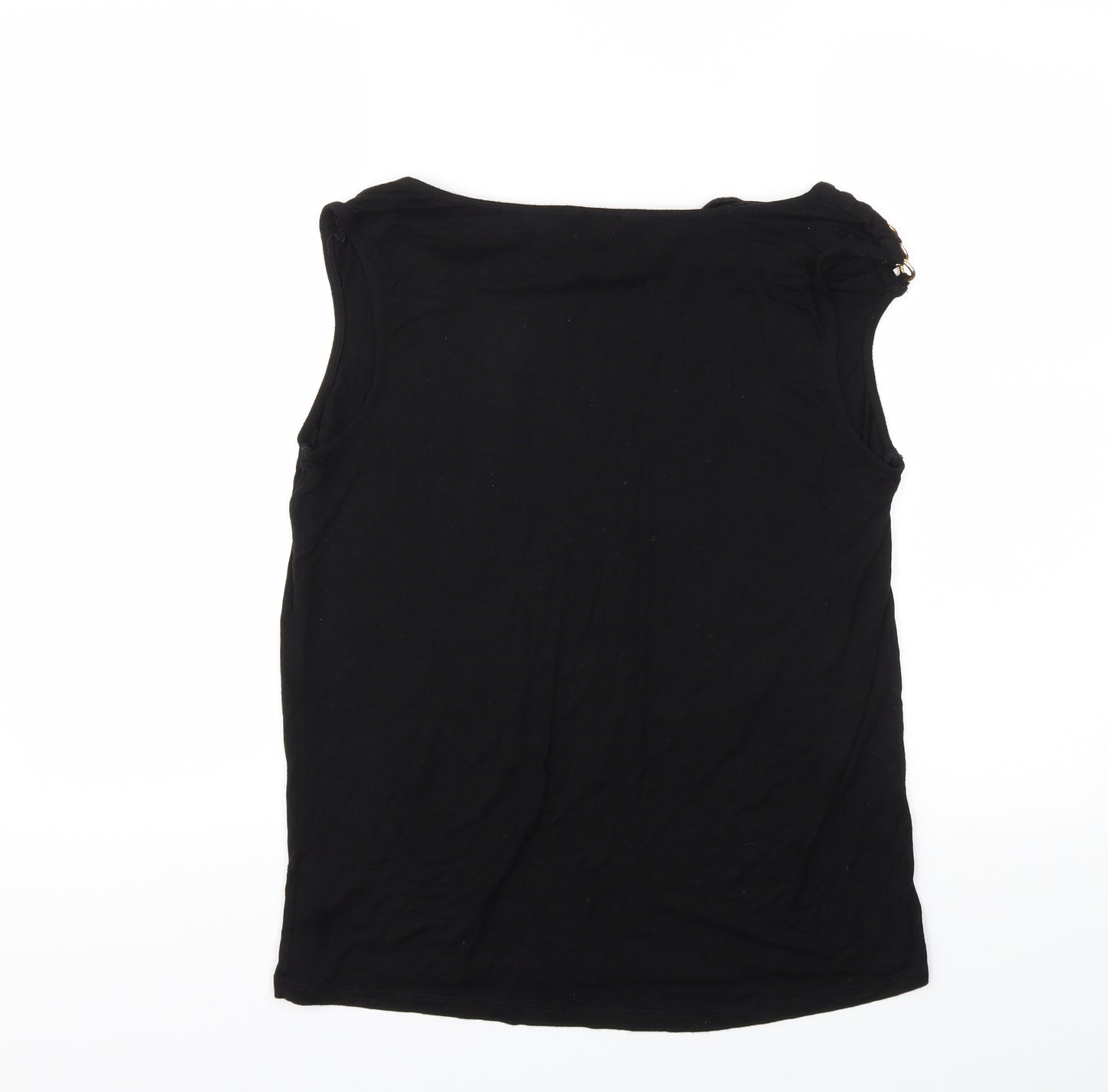 George Womens Black   Basic T-Shirt Size 14