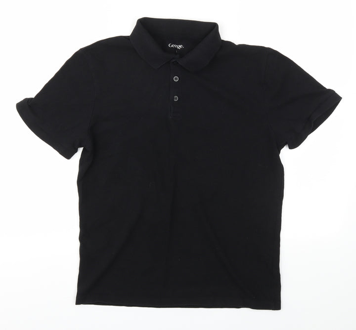 George Boys Black   Basic T-Shirt Size S