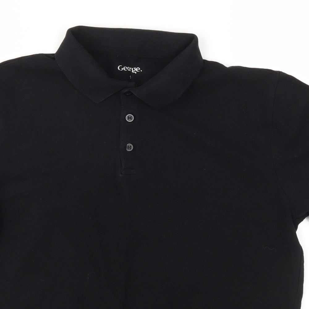 George Boys Black   Basic T-Shirt Size S