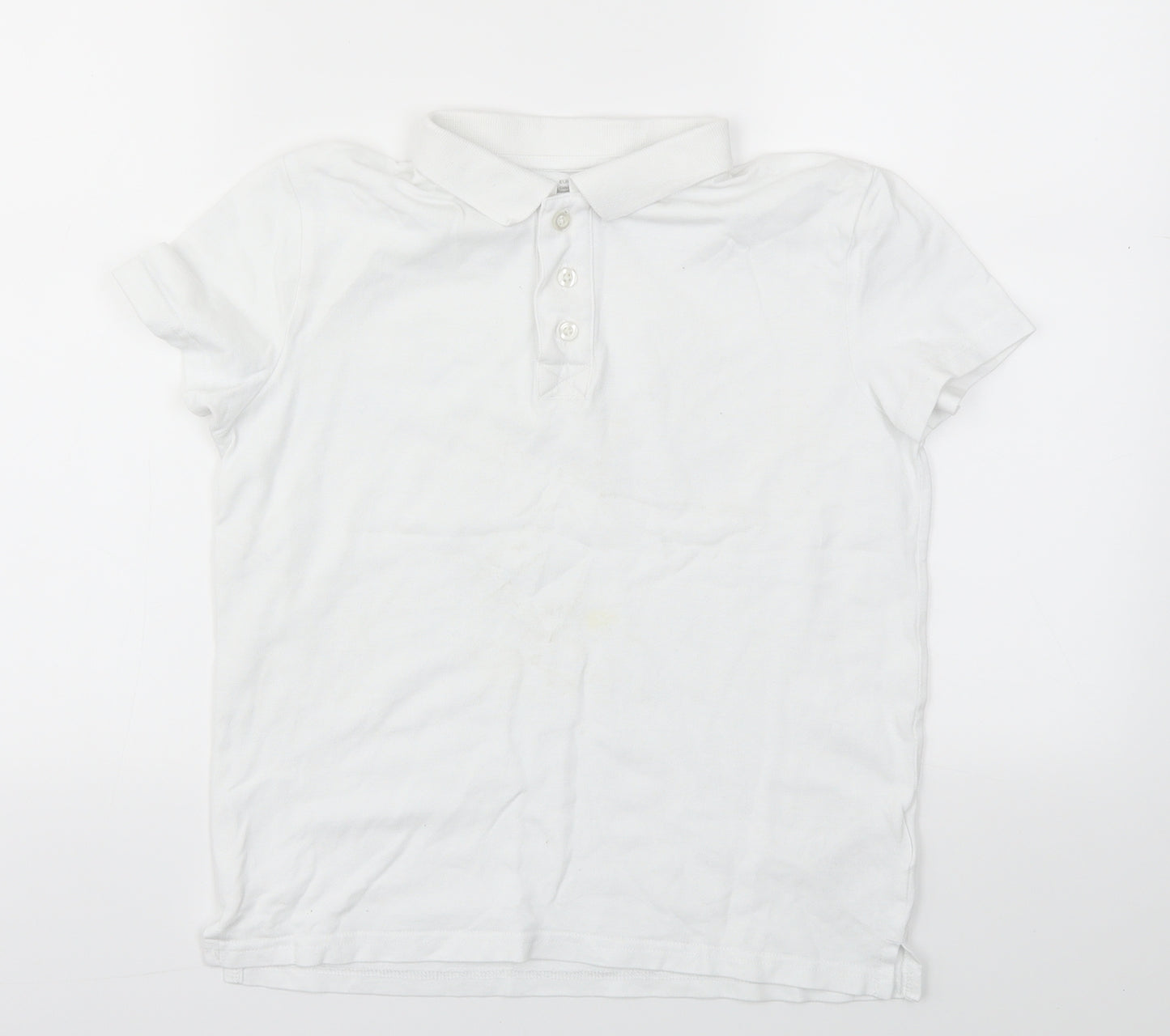 SMART START  Boys White    T-Shirt Size 10-11 Years