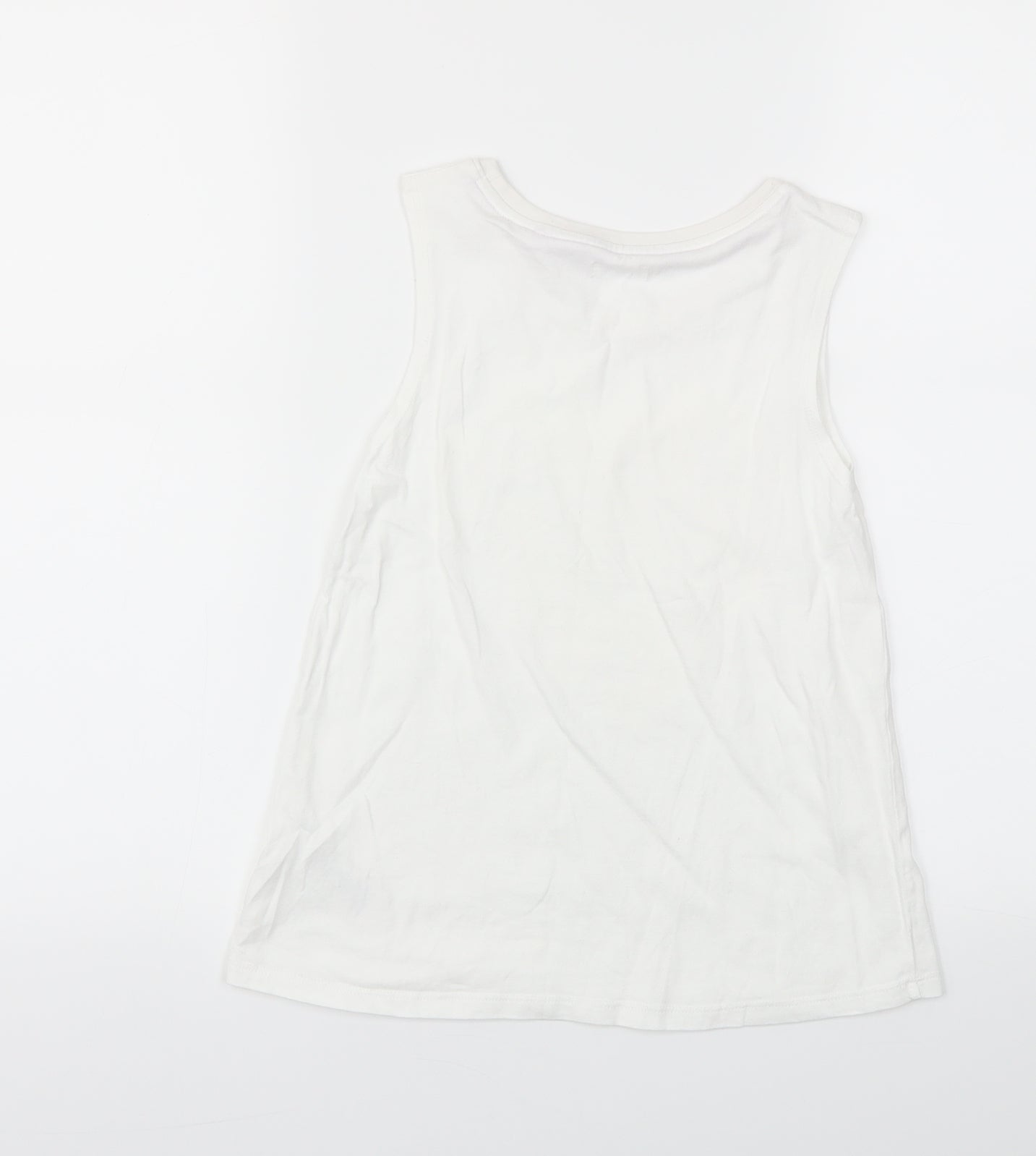 NEXT  Girls White   Basic T-Shirt Size 10 Years