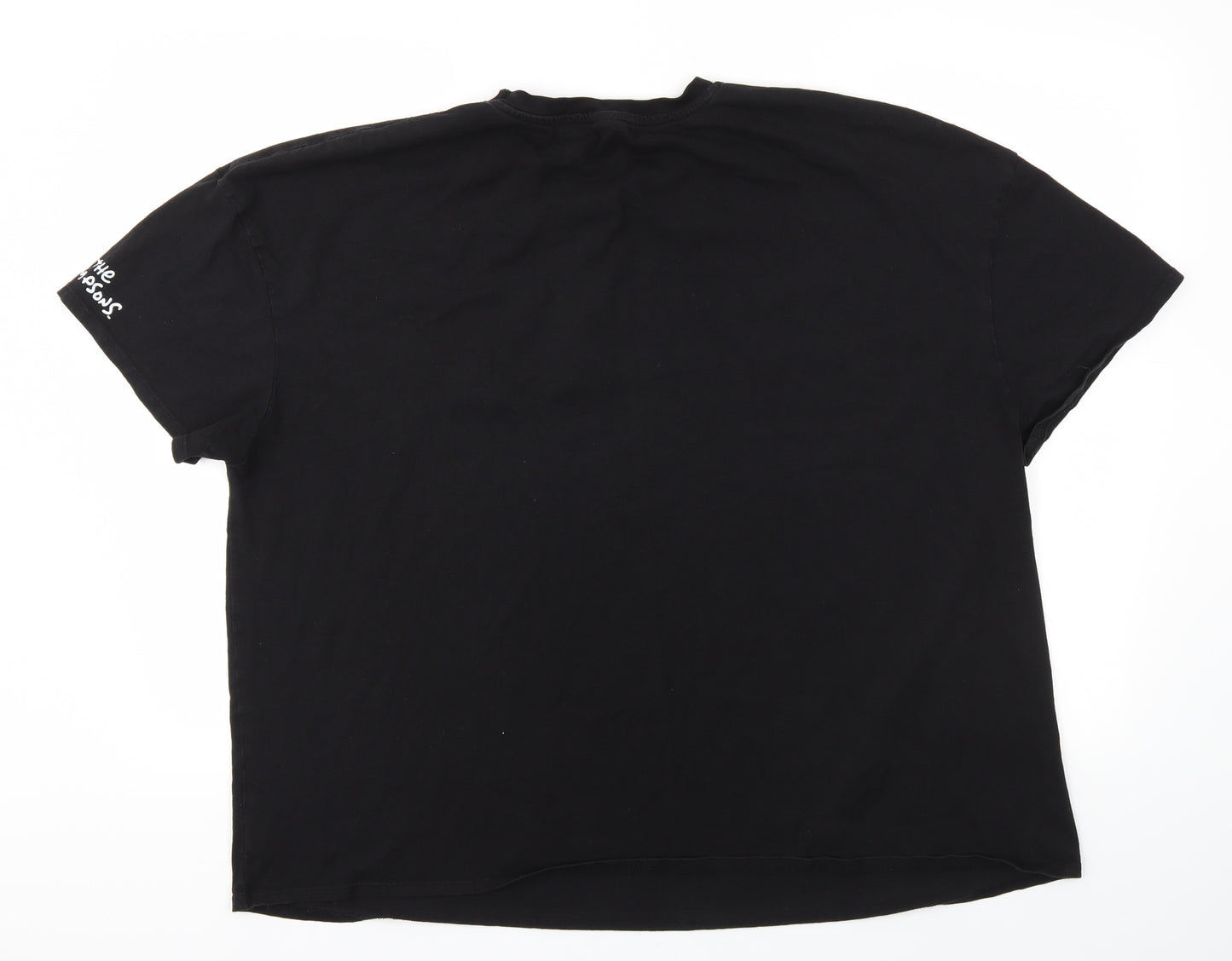 George Womens Black   Basic T-Shirt Size 22