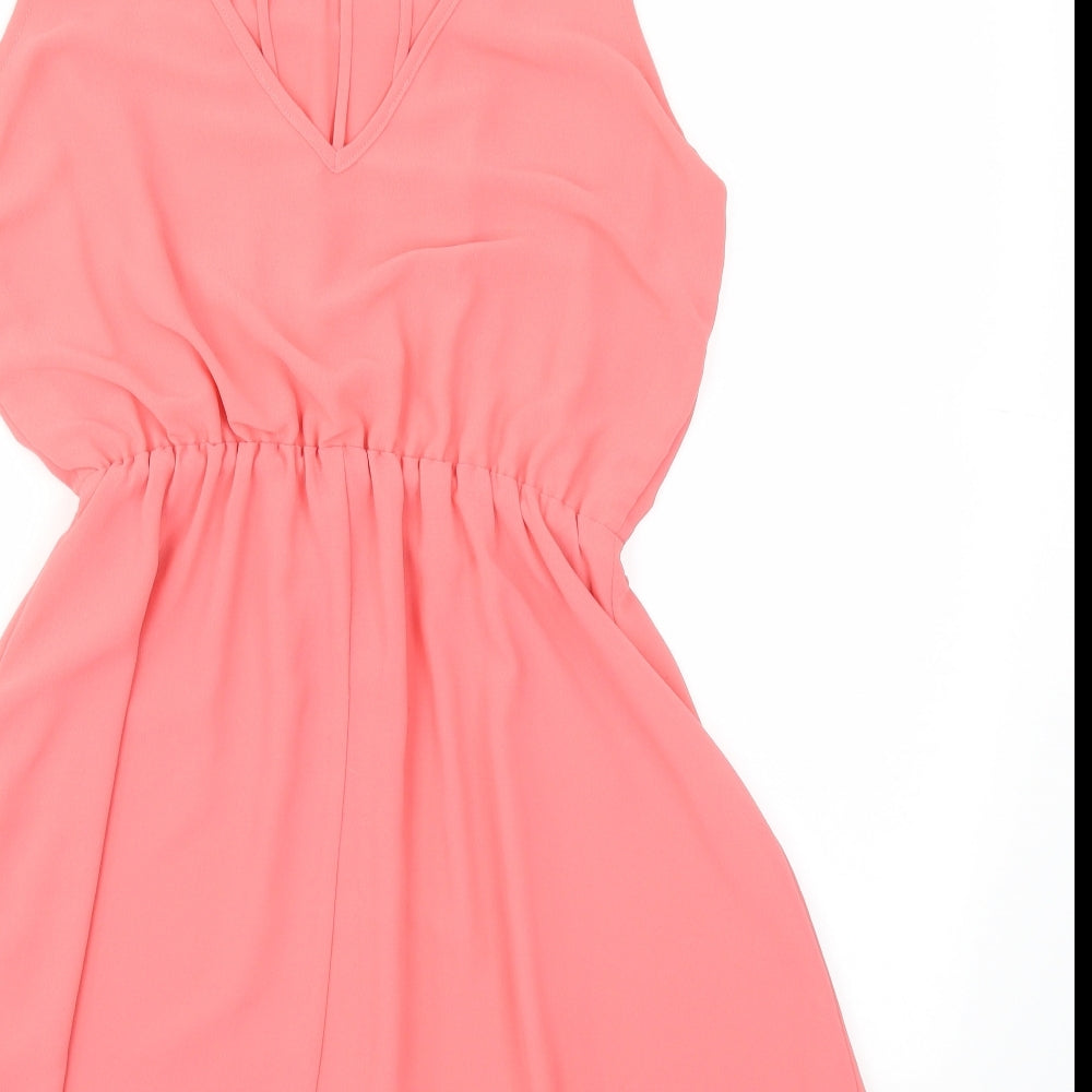 Glamorous Womens Pink   Fit & Flare  Size 10